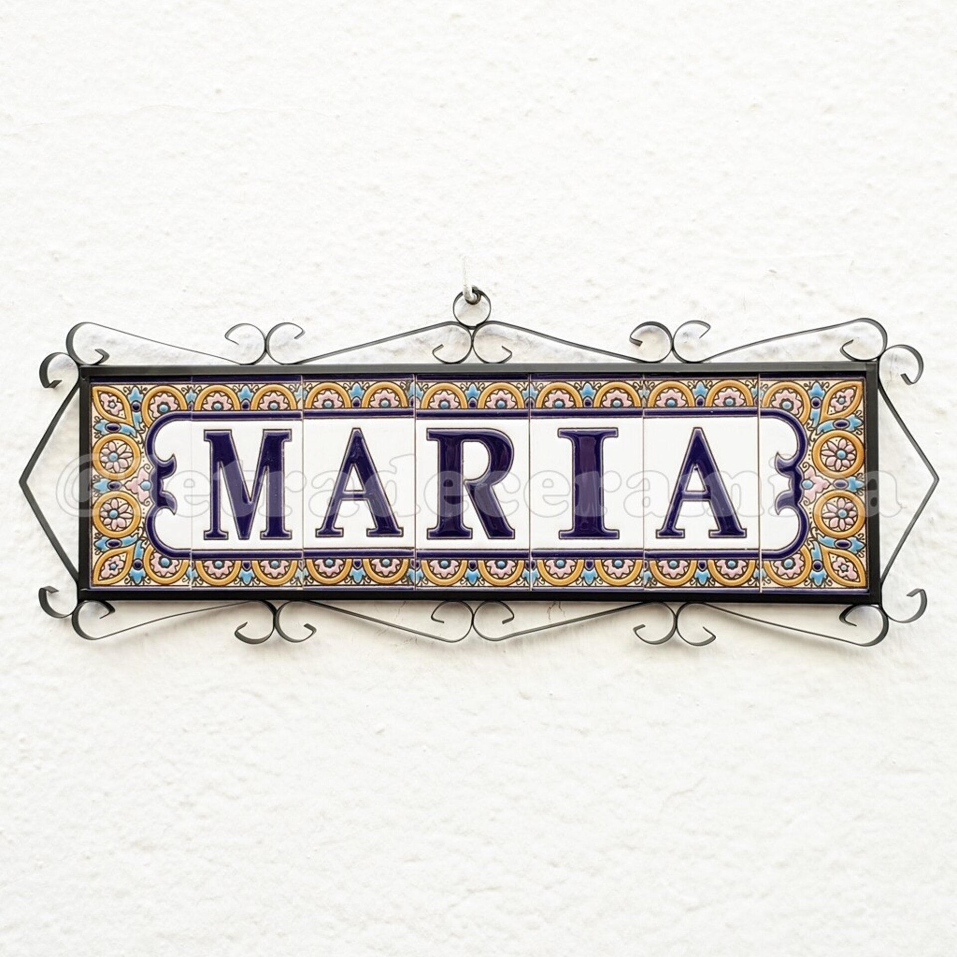 Letras y Números modelo "ARCO-ROSA" - 11cm. (2.1") - 6