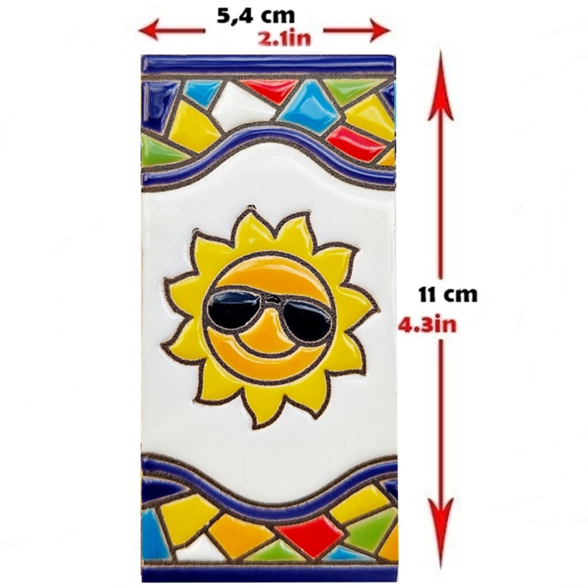 Letras y Números modelo "RONDA-M" - 11cm. (2.1") - 2