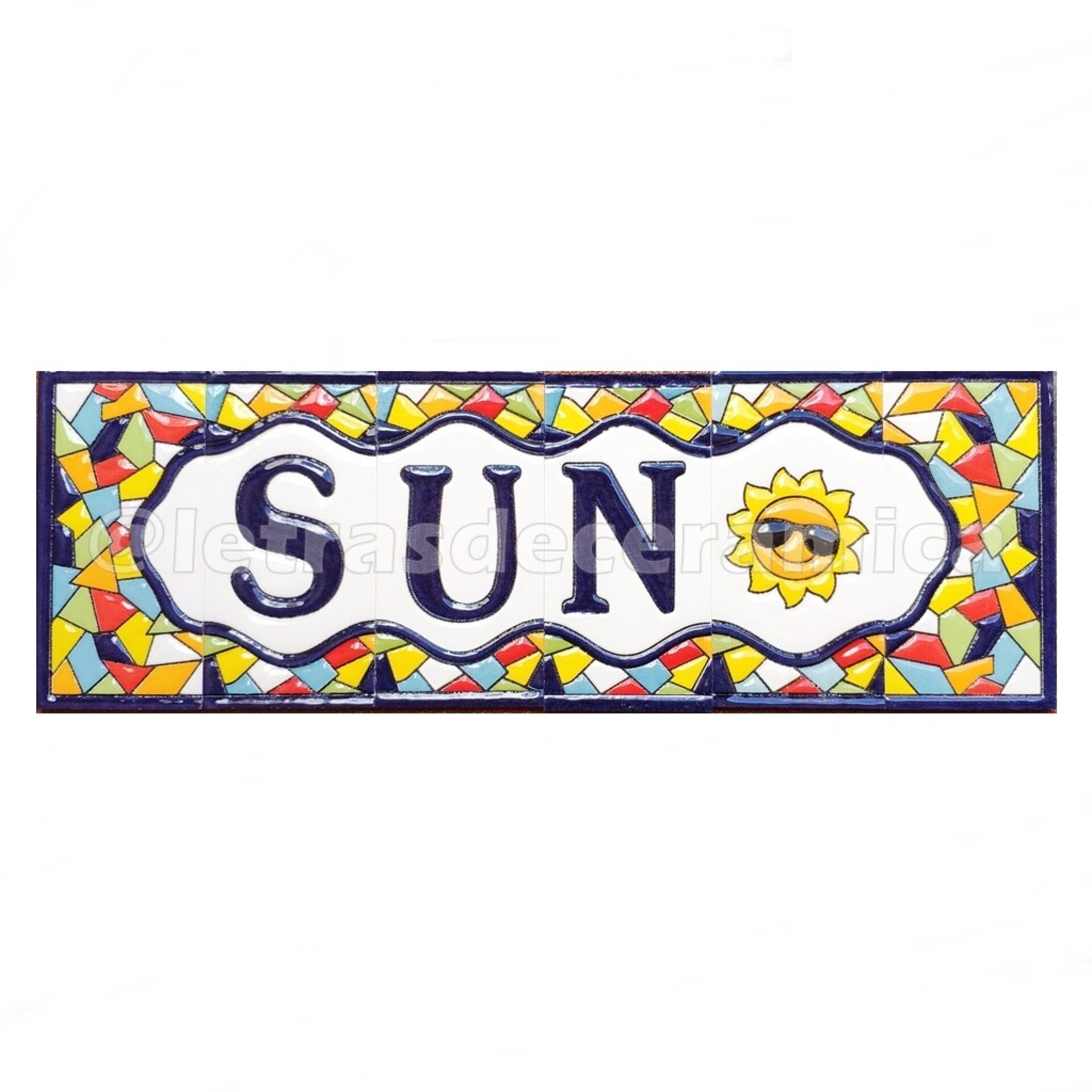 Letras y Números modelo "BARCELONA-M" - 11cm. (2.1") - 5