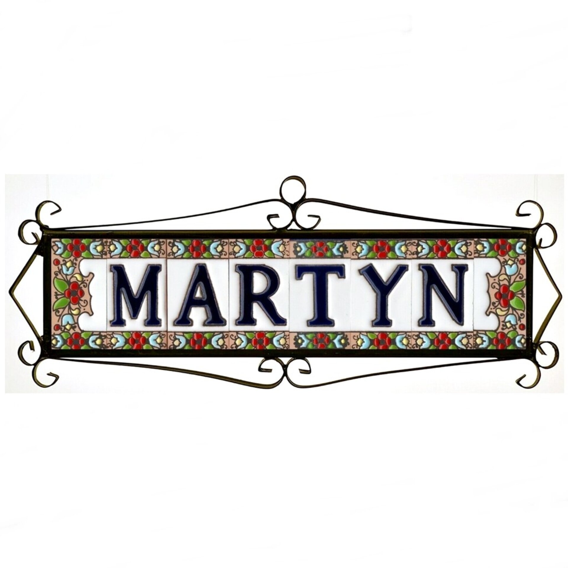 Letras y Números modelo "FLORES" - 7,5cm. (3") - 8