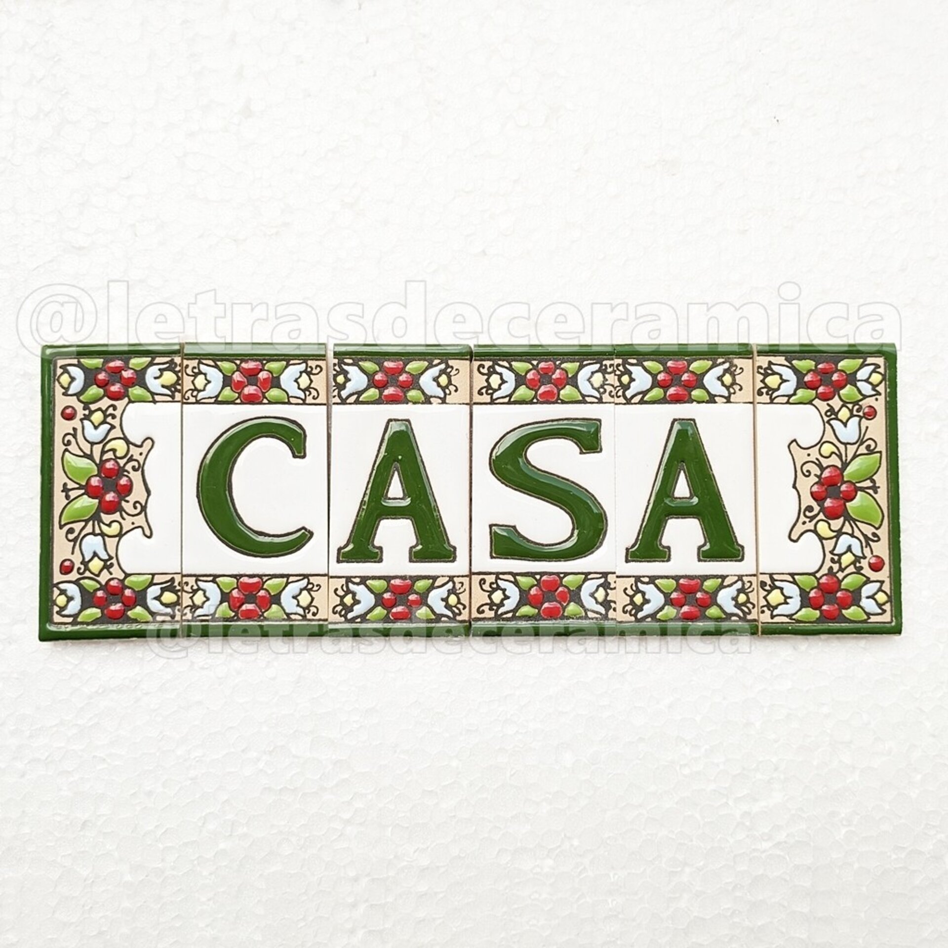 Letras y Números modelo "JARDIN" - 7,5cm. (3") - 9