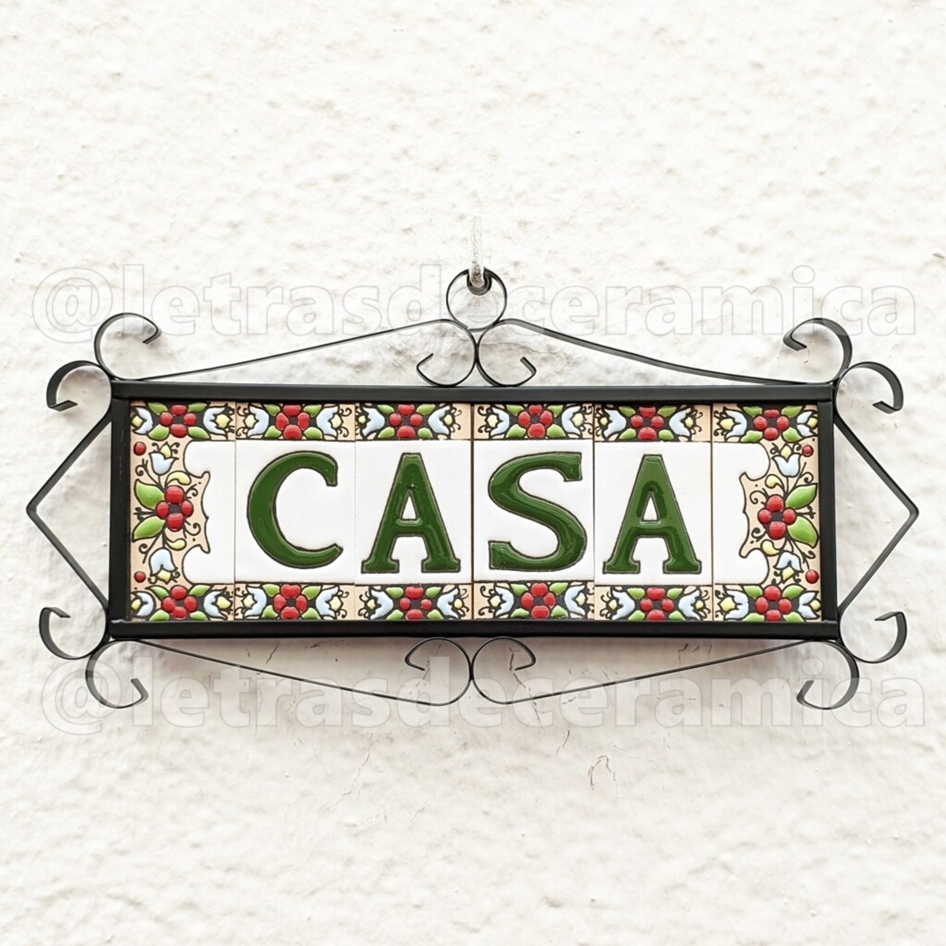 Letras y Números modelo "JARDIN" - 7,5cm. (3") - 5