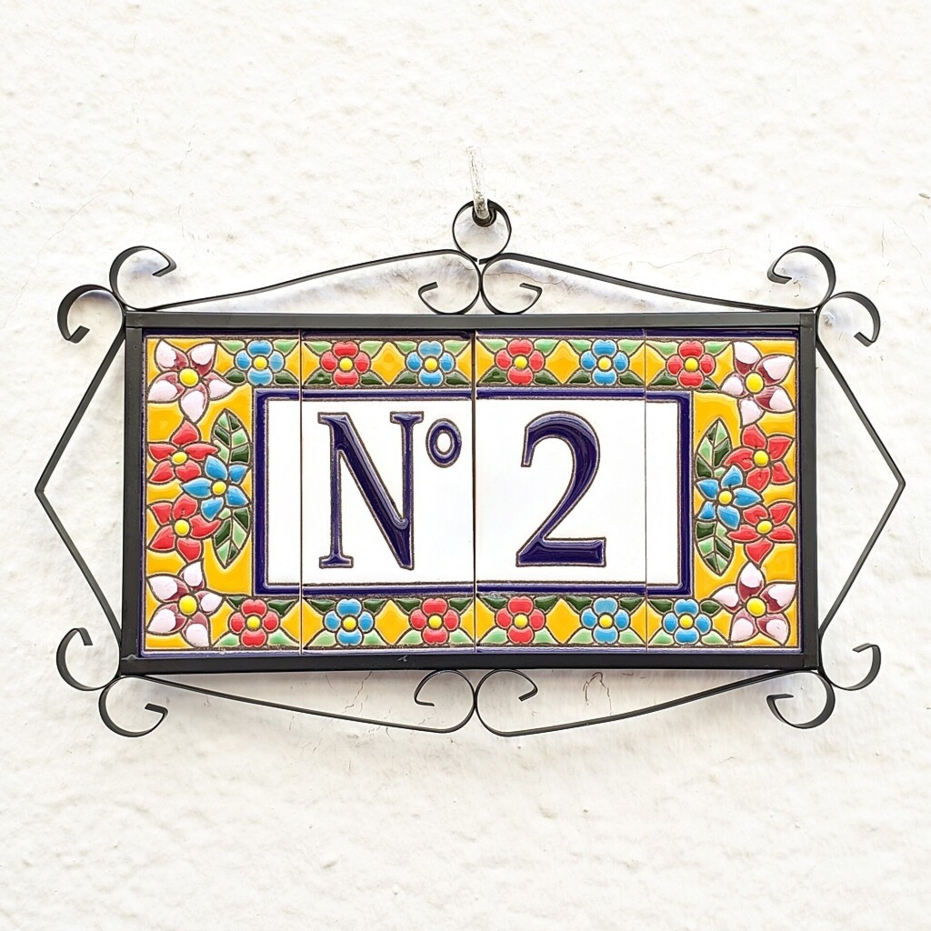 Letras y Números modelo "ANDALUSIA" - 11cm. (2.1") - 9