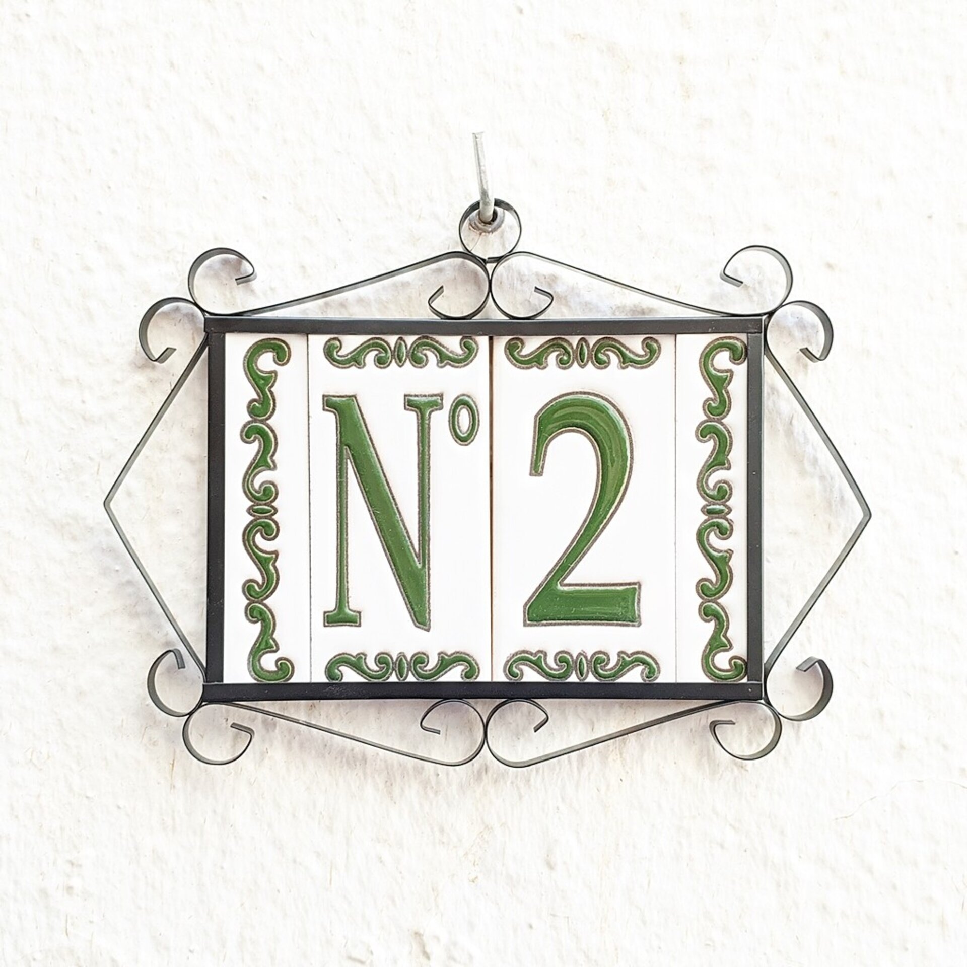 Letras y Números modelo "BOSQUE-VERDE" - 11cm. (2.1") - 5