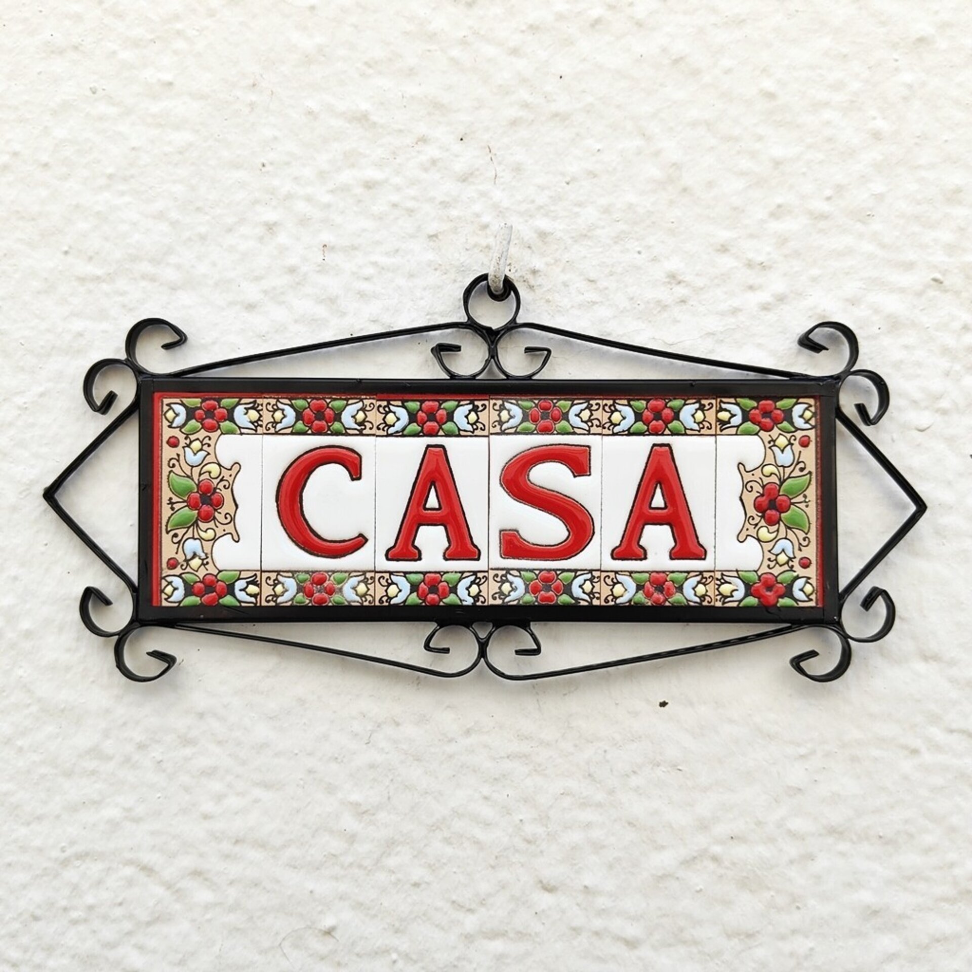 Letras y Números modelo "JARDIN-Rojo" - 7,5cm. (3") - 6