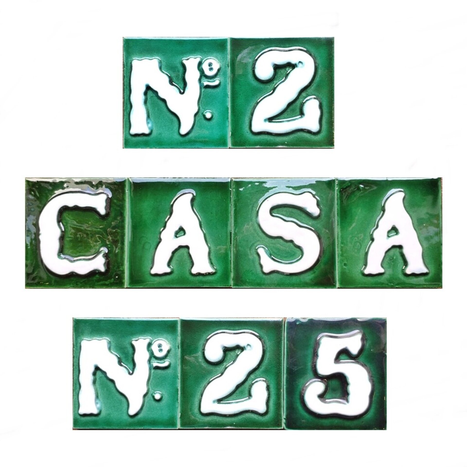 Letras y Números modelo "CLÁSICA" - 7,5cm. (3") - 4