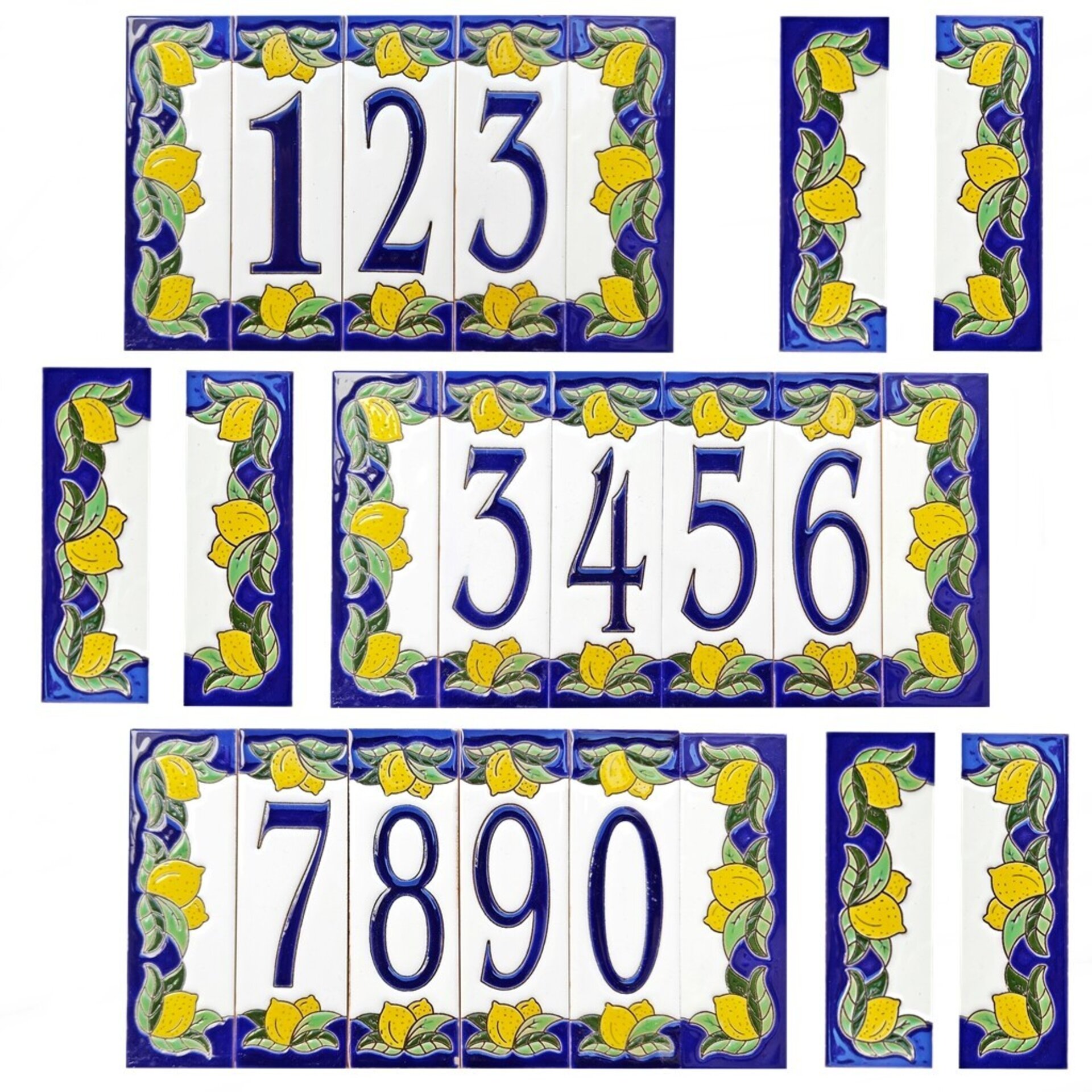 Letras y Números modelo "LIMONCELLO" - 15cm. (6") - 4