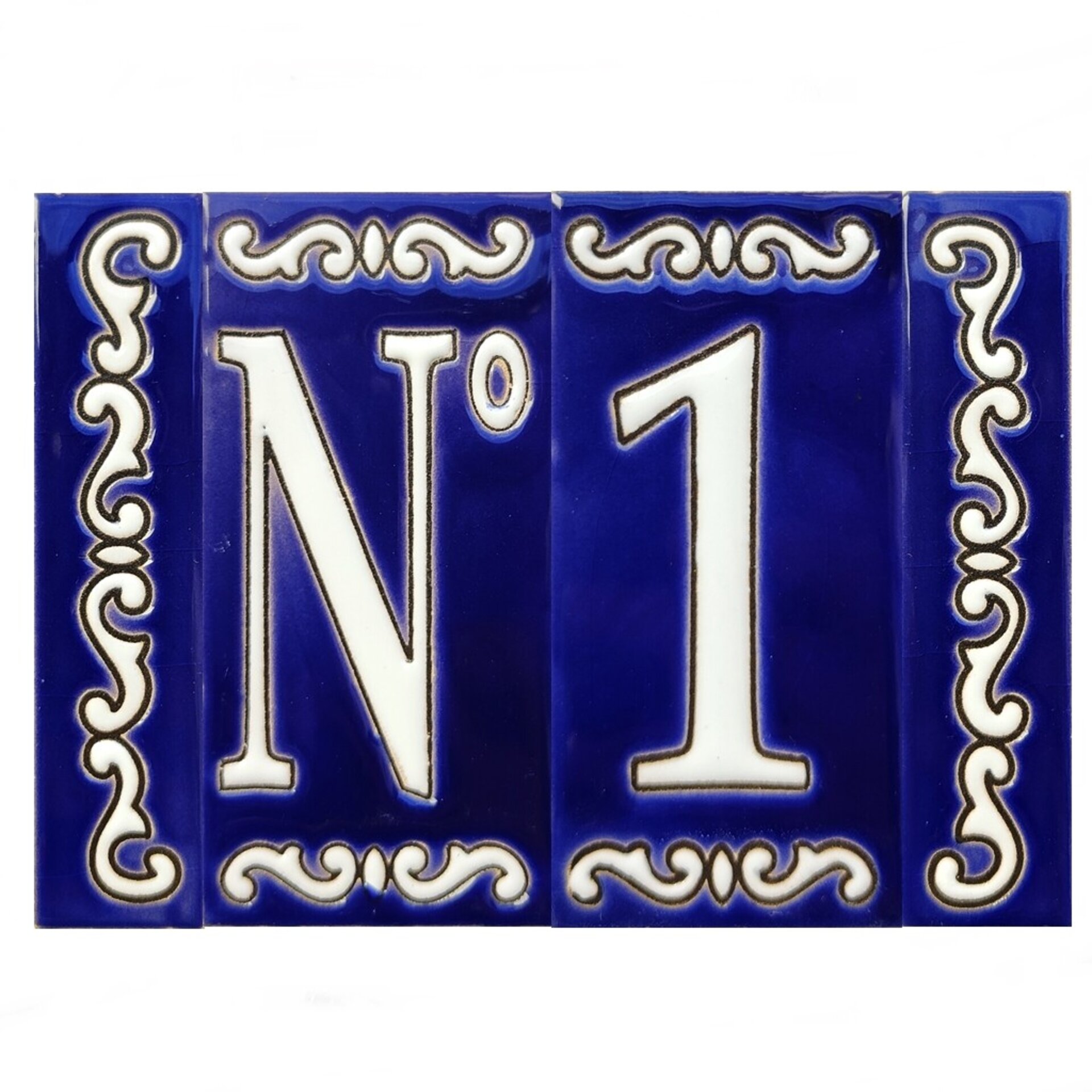 Letras y Números modelo "CIELO-AZUL" - 11cm. (2.1") - 13