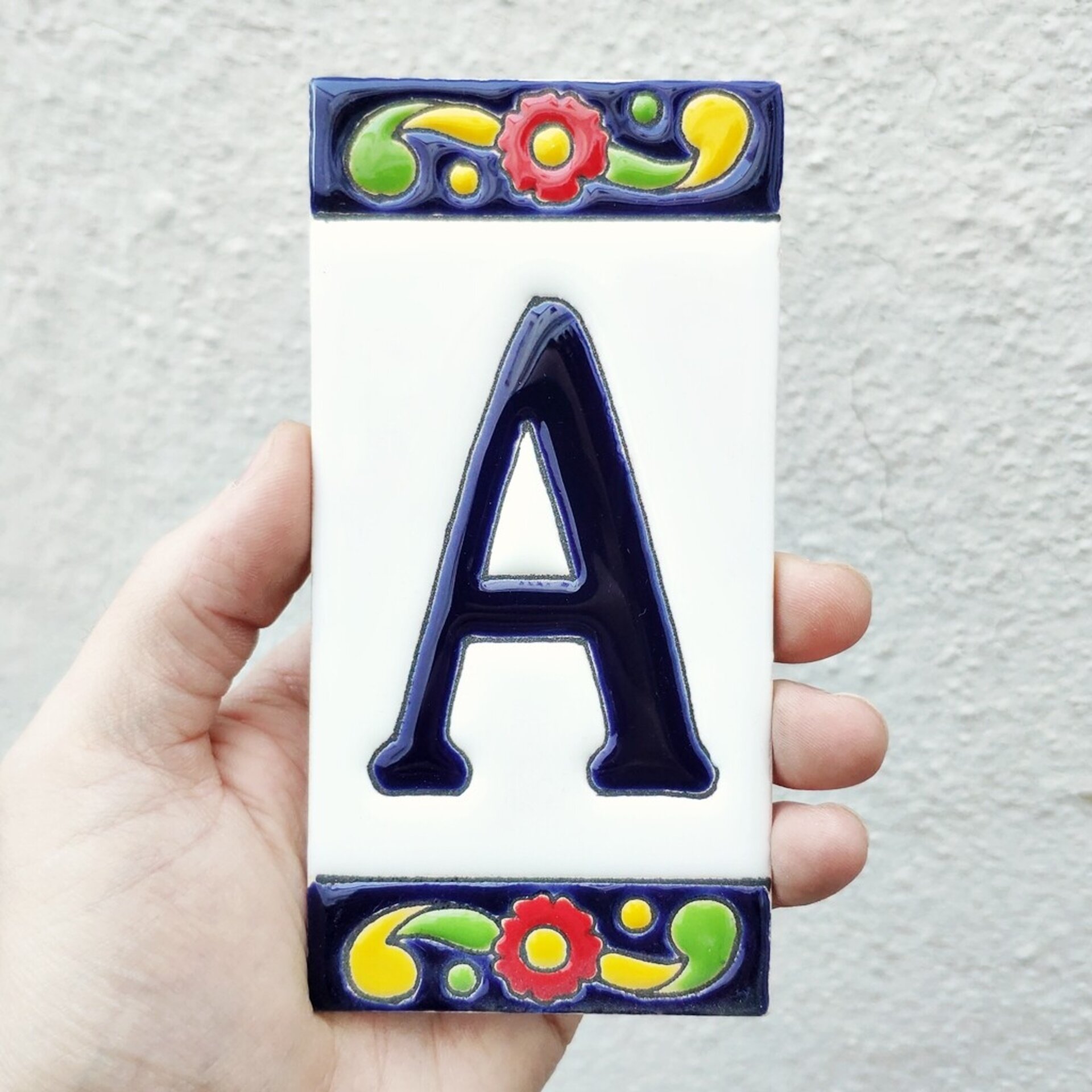 Letras y Números modelo "FLORES-G" - 15cm. (6") - 3