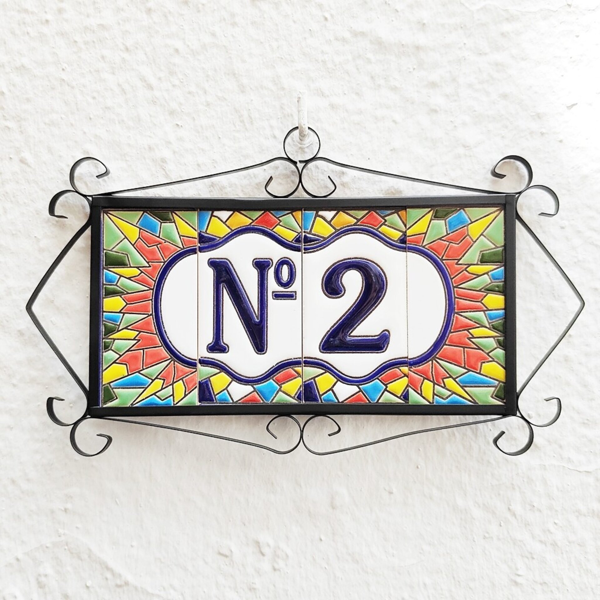 Letras y Números modelo "RONDA-M" - 11cm. (2.1") - 16