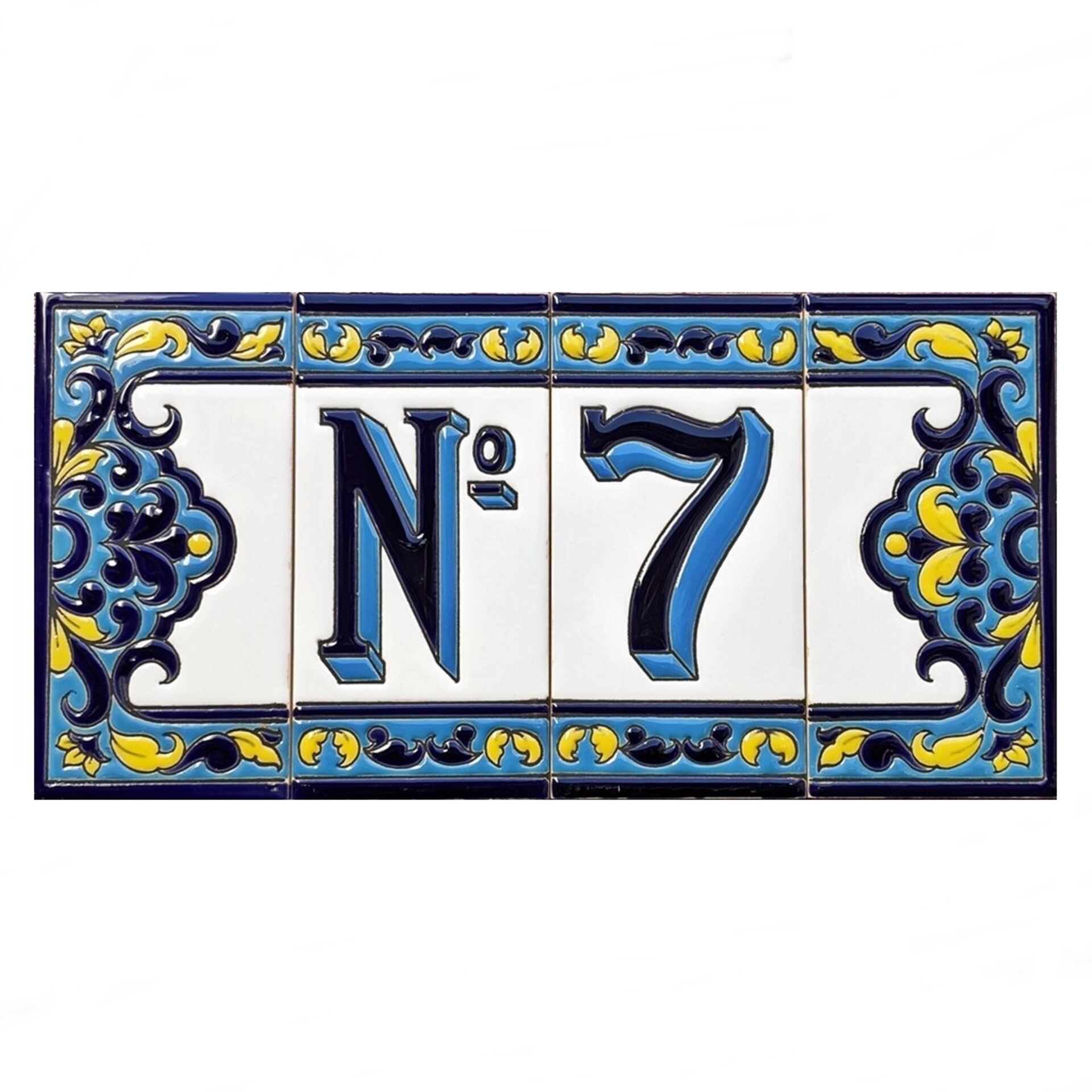 Letras y Números modelo "RENACIMIENTO-GAz" - 15cm. (6") - 9