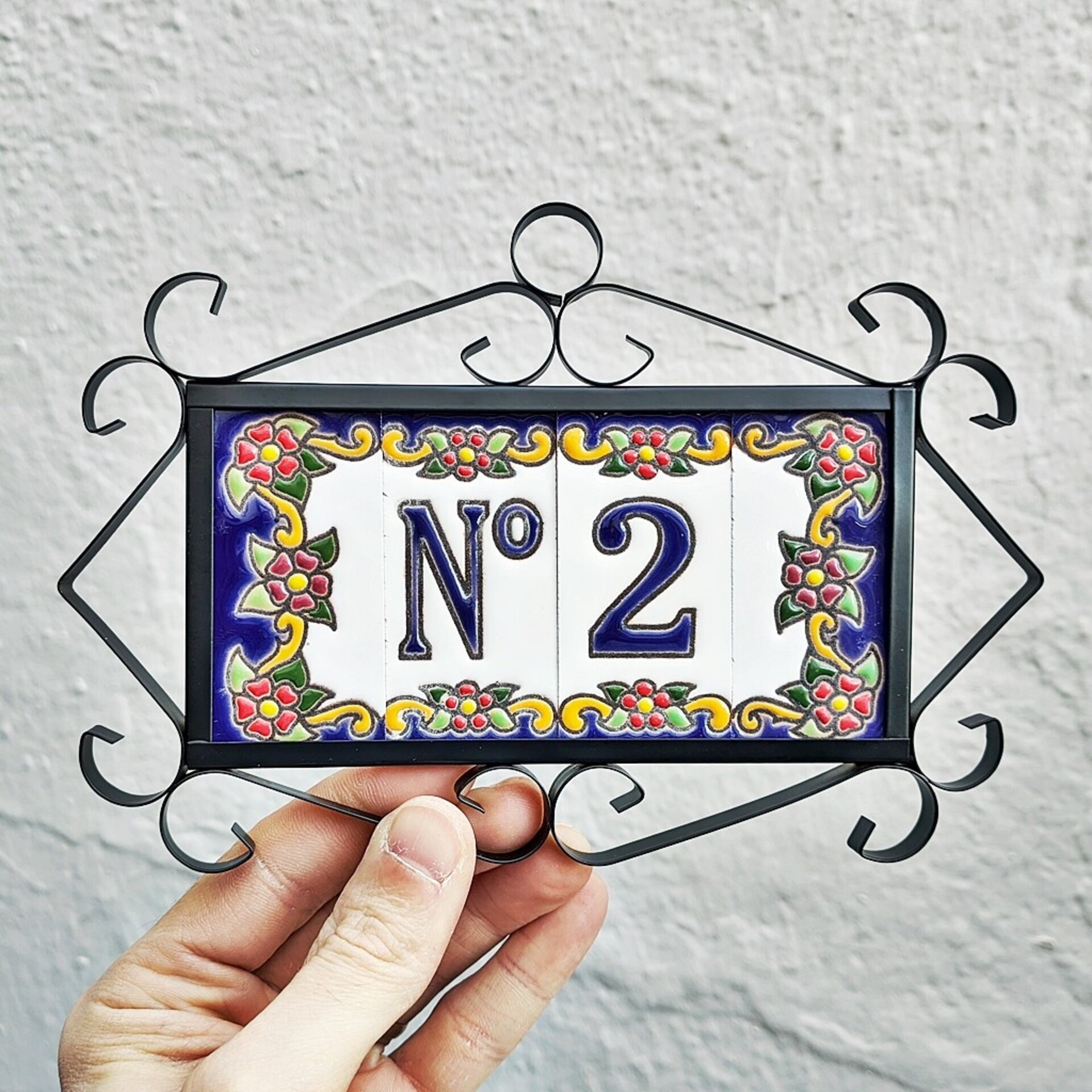 Letras y Números modelo "PRIMAVERA" - 7,5cm. (3") - 10