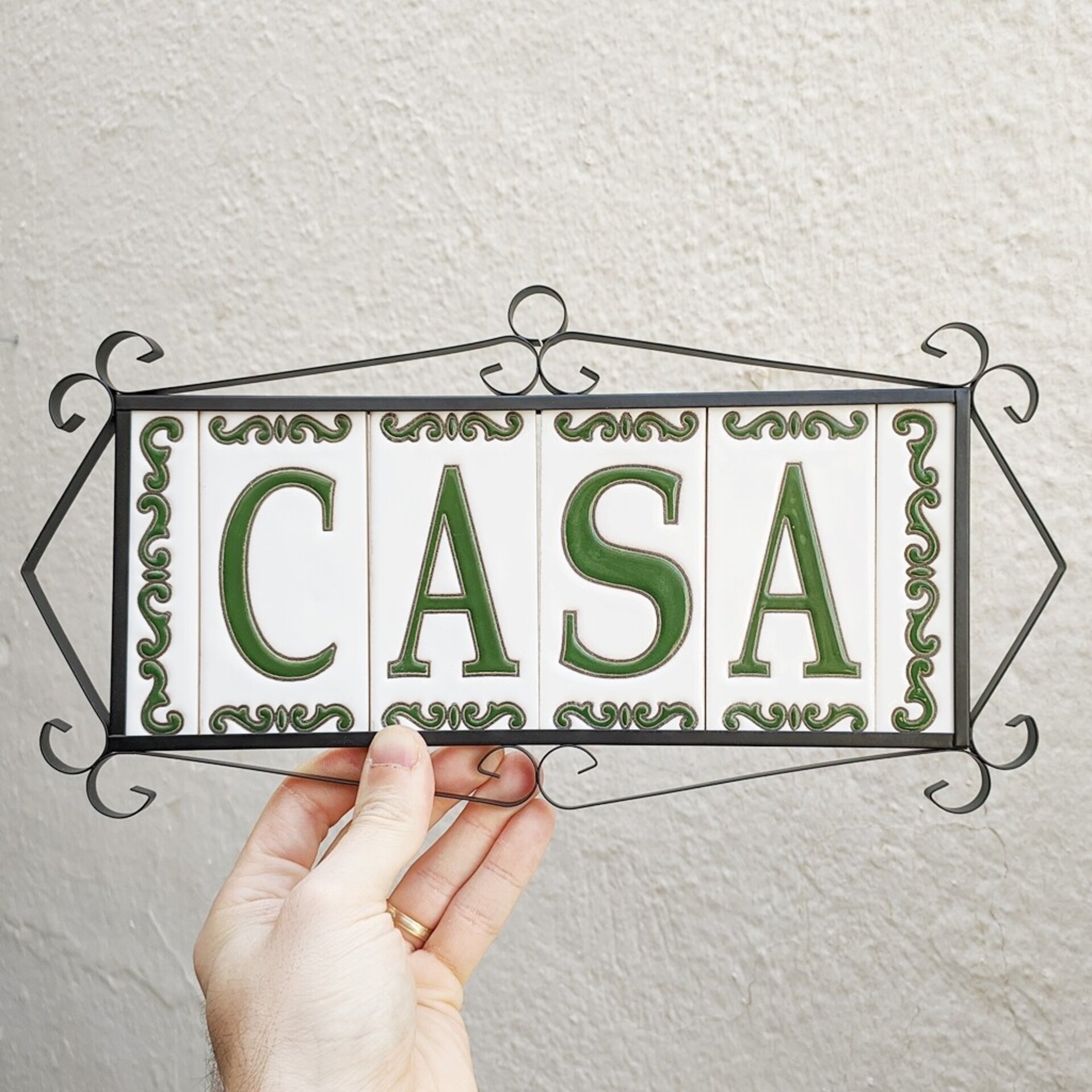 Letras y Números modelo "BOSQUE-VERDE" - 11cm. (2.1") - 3