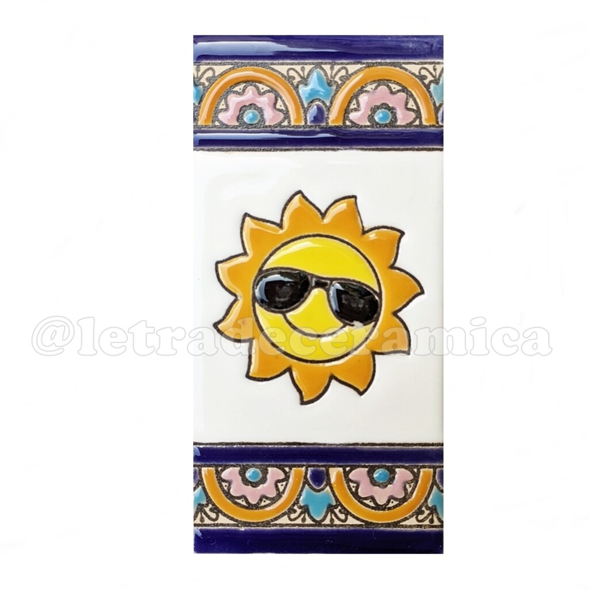 Letras y Números modelo "ARCO-ROSA" - 11cm. (2.1") - 12