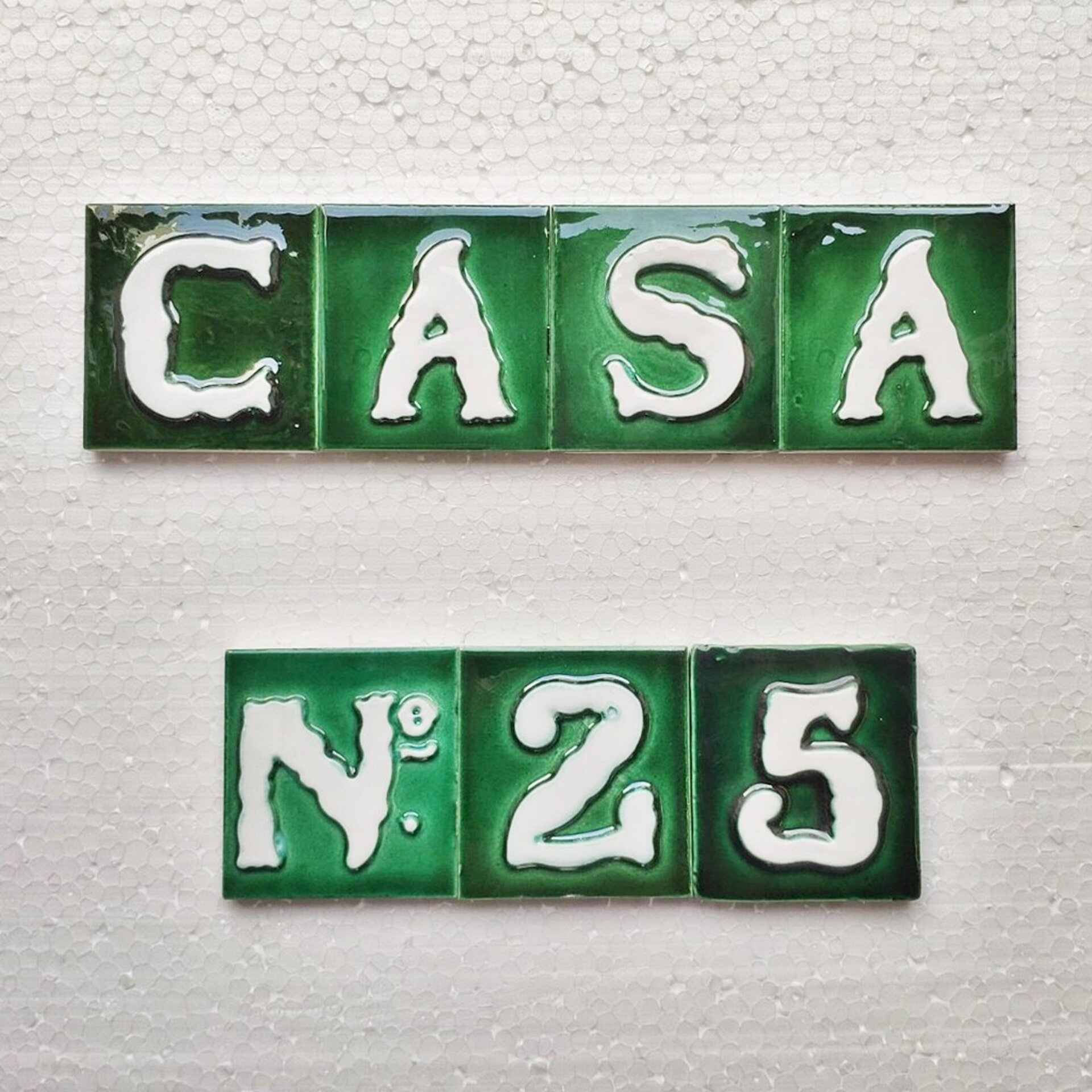 Letras y Números modelo "CLÁSICA" - 7,5cm. (3") - 7
