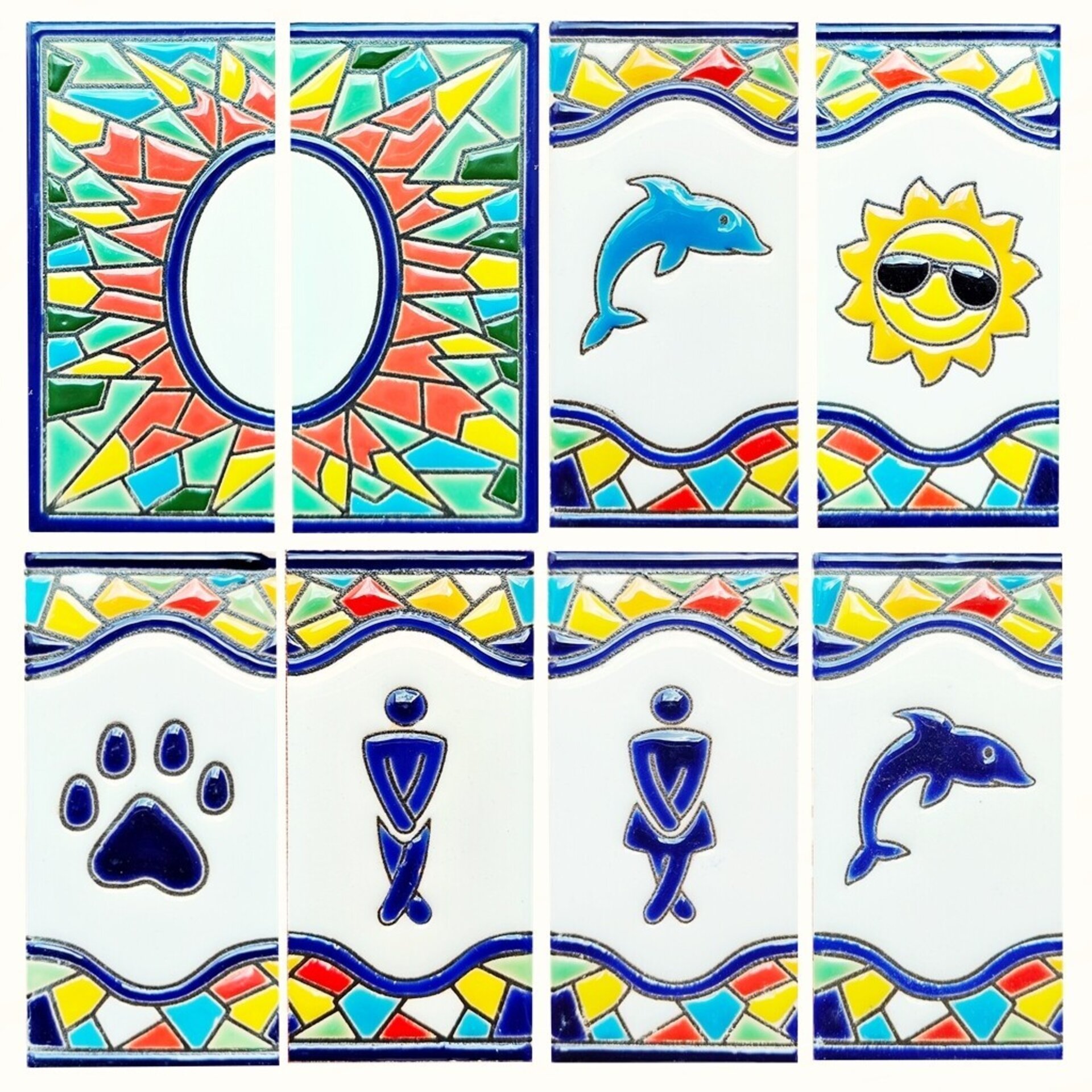 Letras y Números modelo "RONDA-M" - 11cm. (2.1") - 18