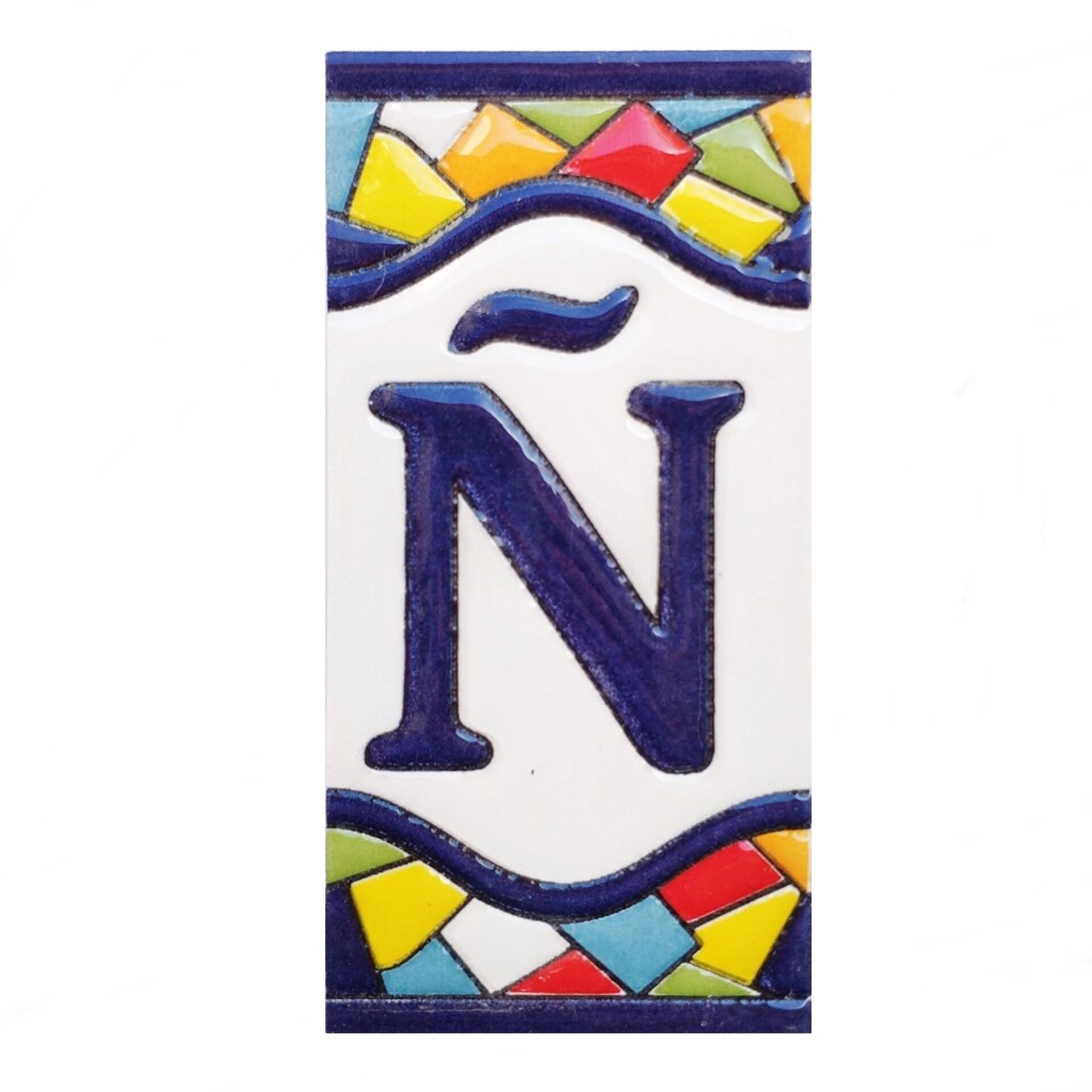 Letras y Números modelo "BARCELONA-M" - 11cm. (2.1") - 15