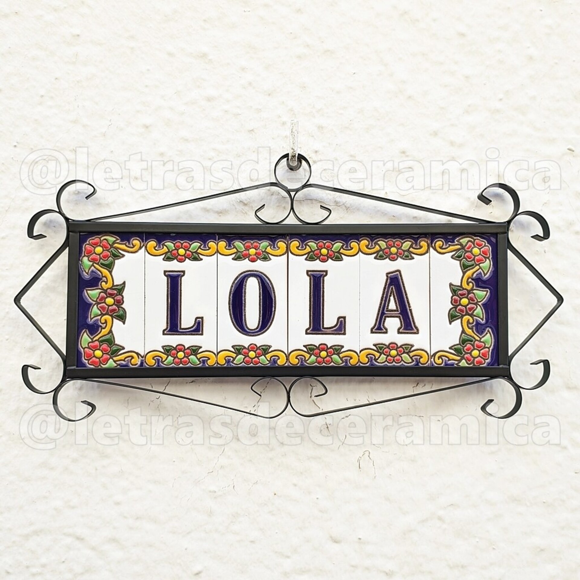 Letras y Números modelo "PRIMAVERA" - 7,5cm. (3") - 5