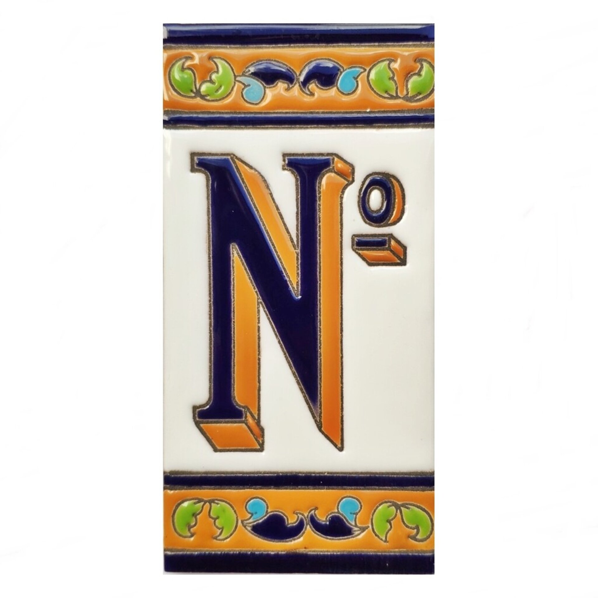 Letras y Números modelo "RENACIMIENTO-G" - 15cm. (6") - 7