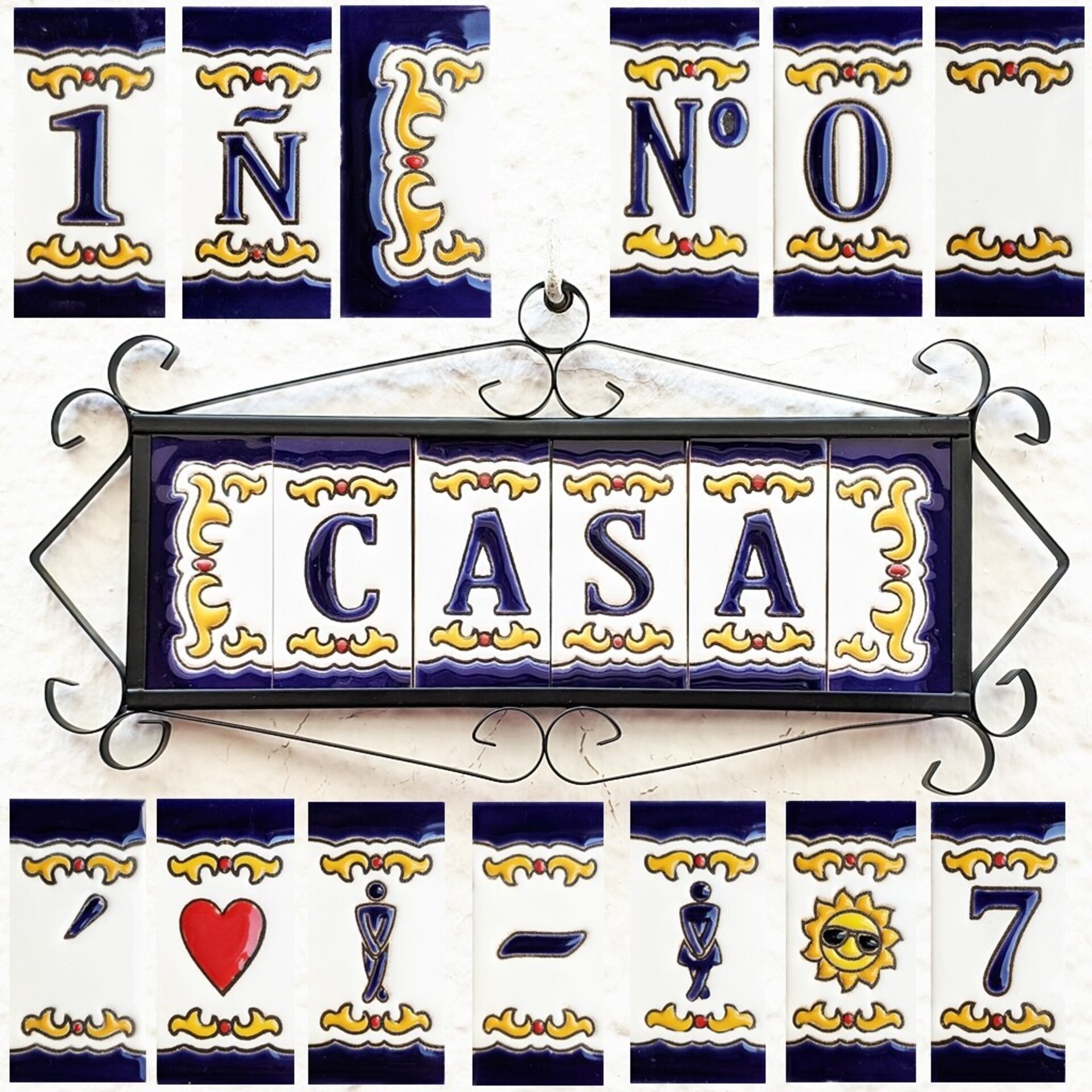 Letras y Números modelo "RenacAm" - 7,5cm. (3") - 3