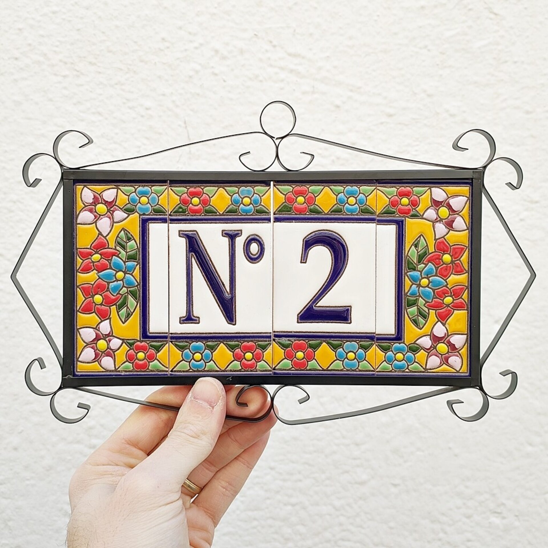 Letras y Números modelo "ANDALUSIA" - 11cm. (2.1") - 15