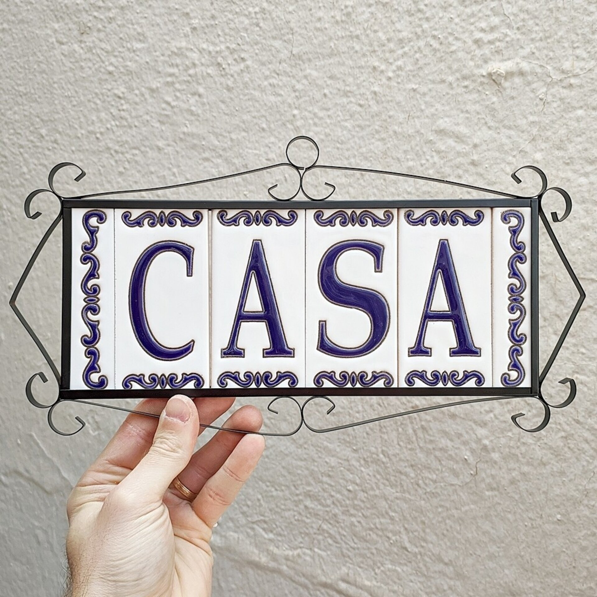 Letras y Números modelo "MAR-AZUL" - 11cm. (2.1") - 4