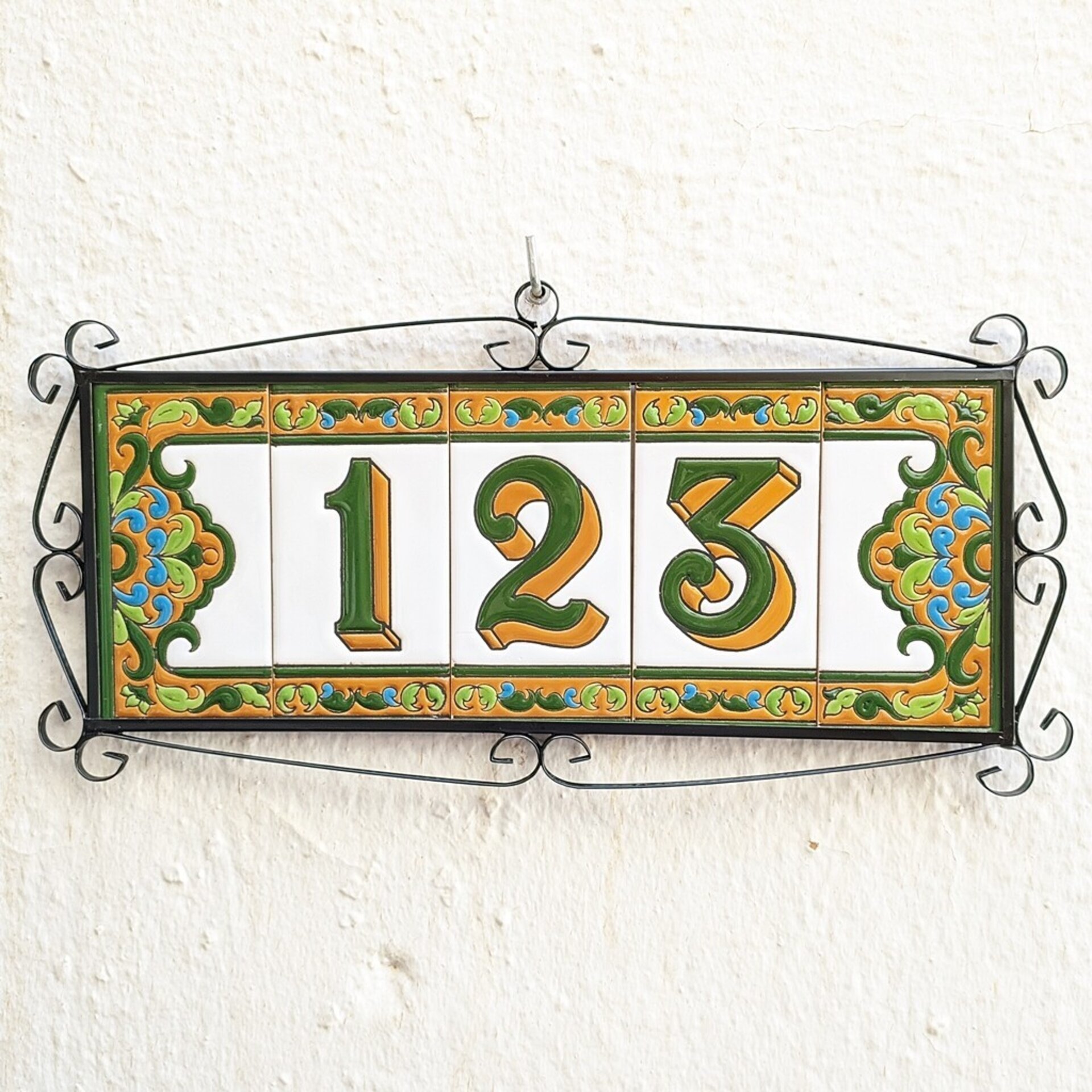 Letras y Números modelo "RENACIMIENTO-GV" - 15cm. (6") - 7