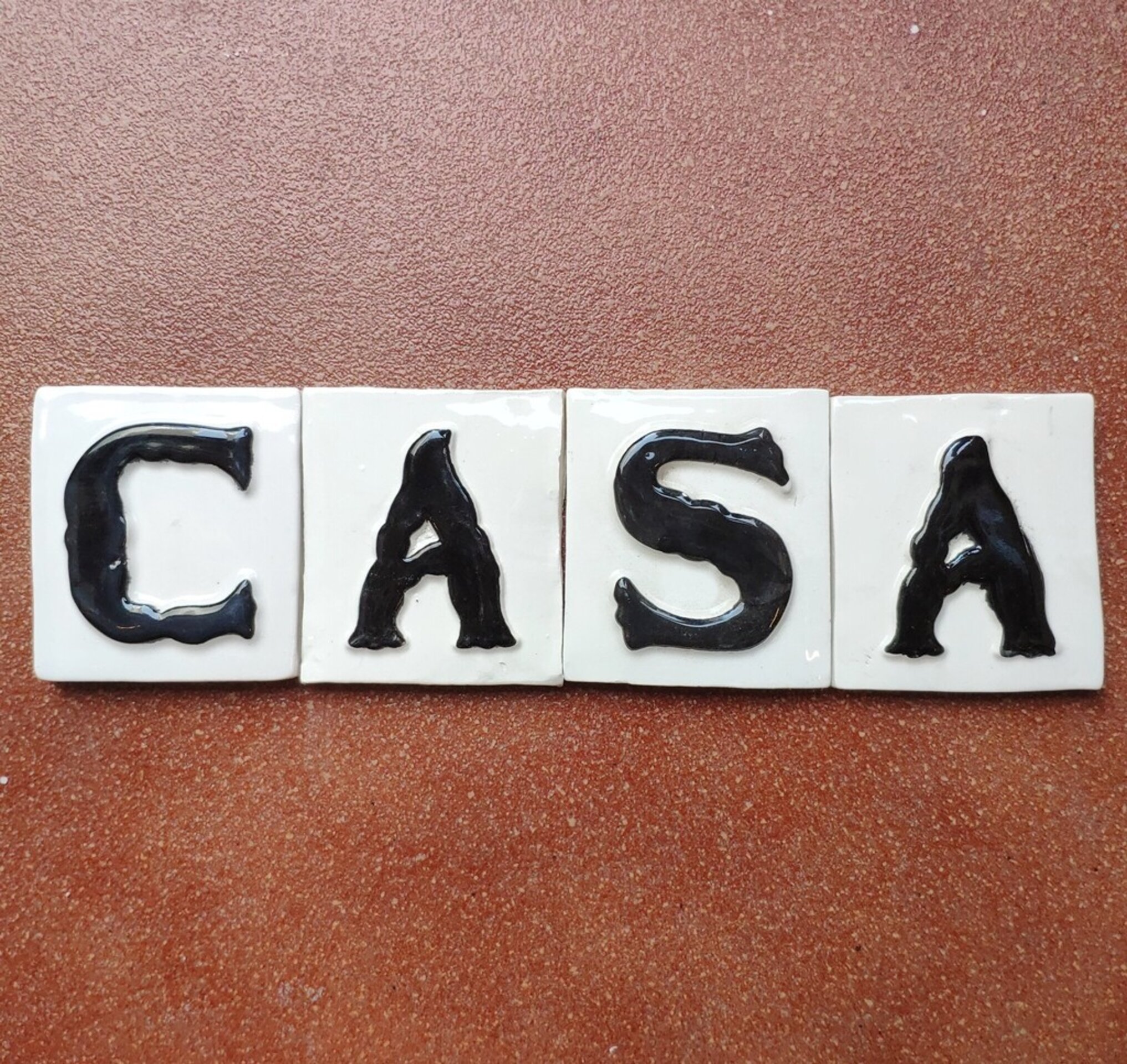 Letras y Números modelo "CLÁSICA-Negra" - 7,5cm. (3") - 7