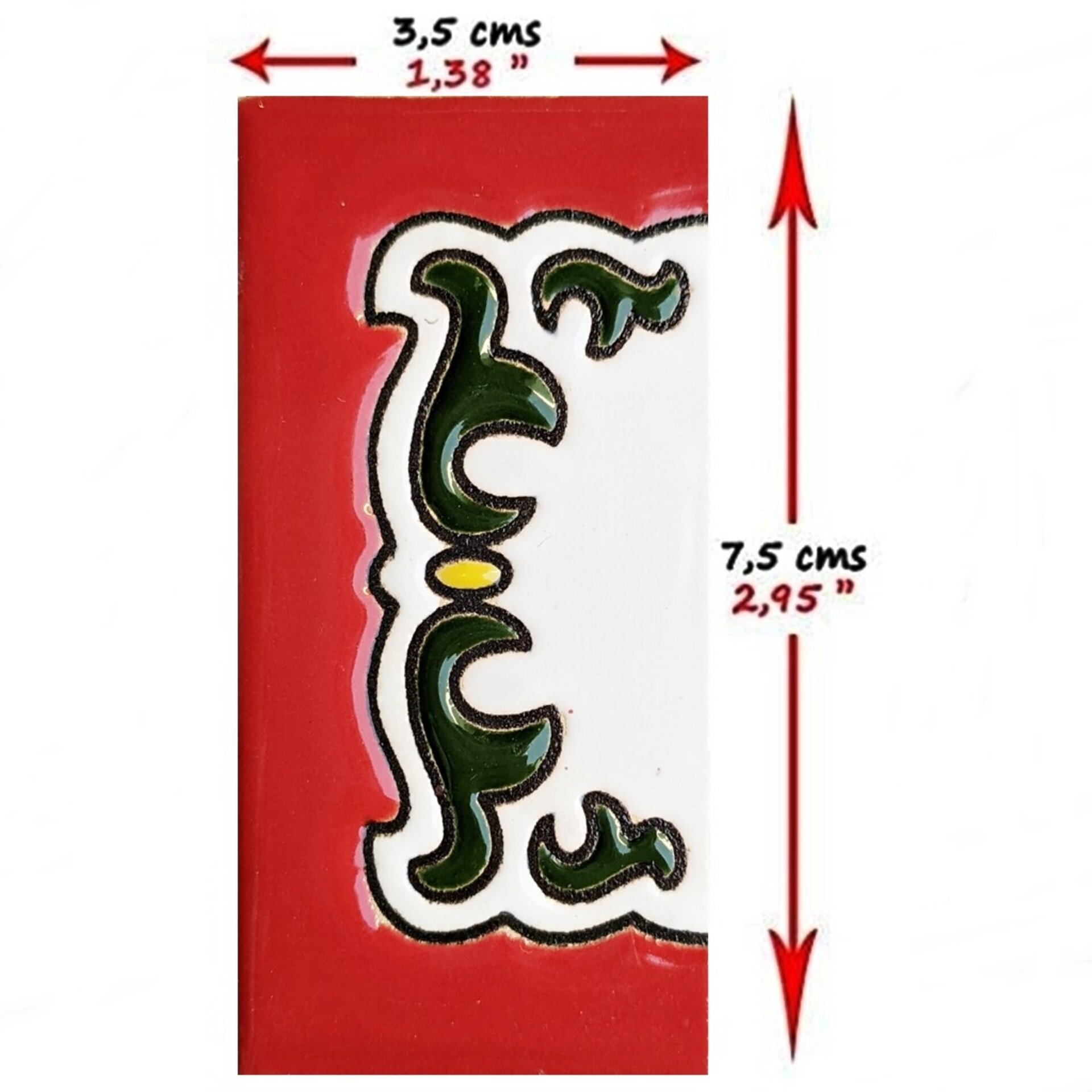 Letras y Números modelo "XMas" - 7,5cm. (3") - 2