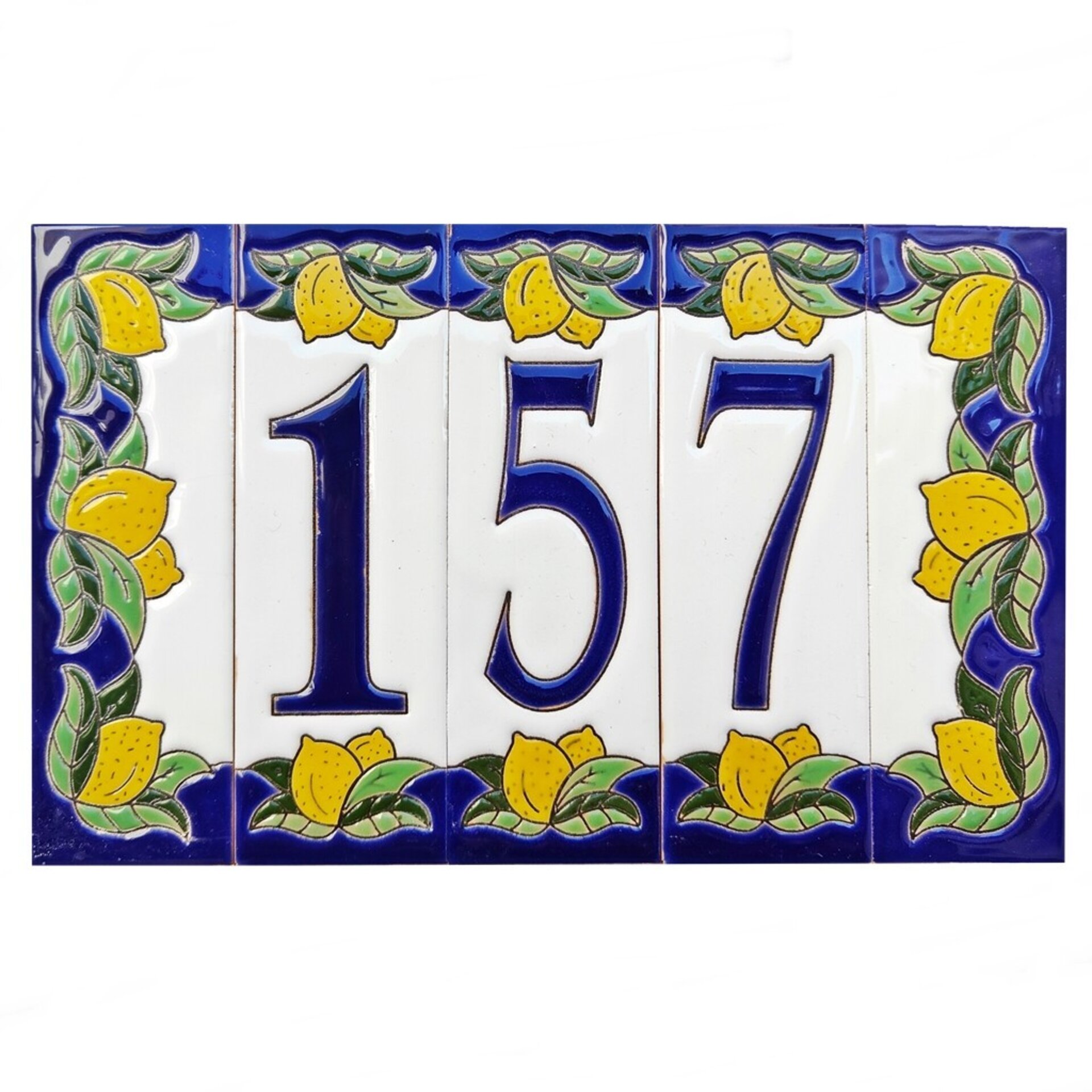 Letras y Números modelo "LIMONCELLO" - 15cm. (6") - 7