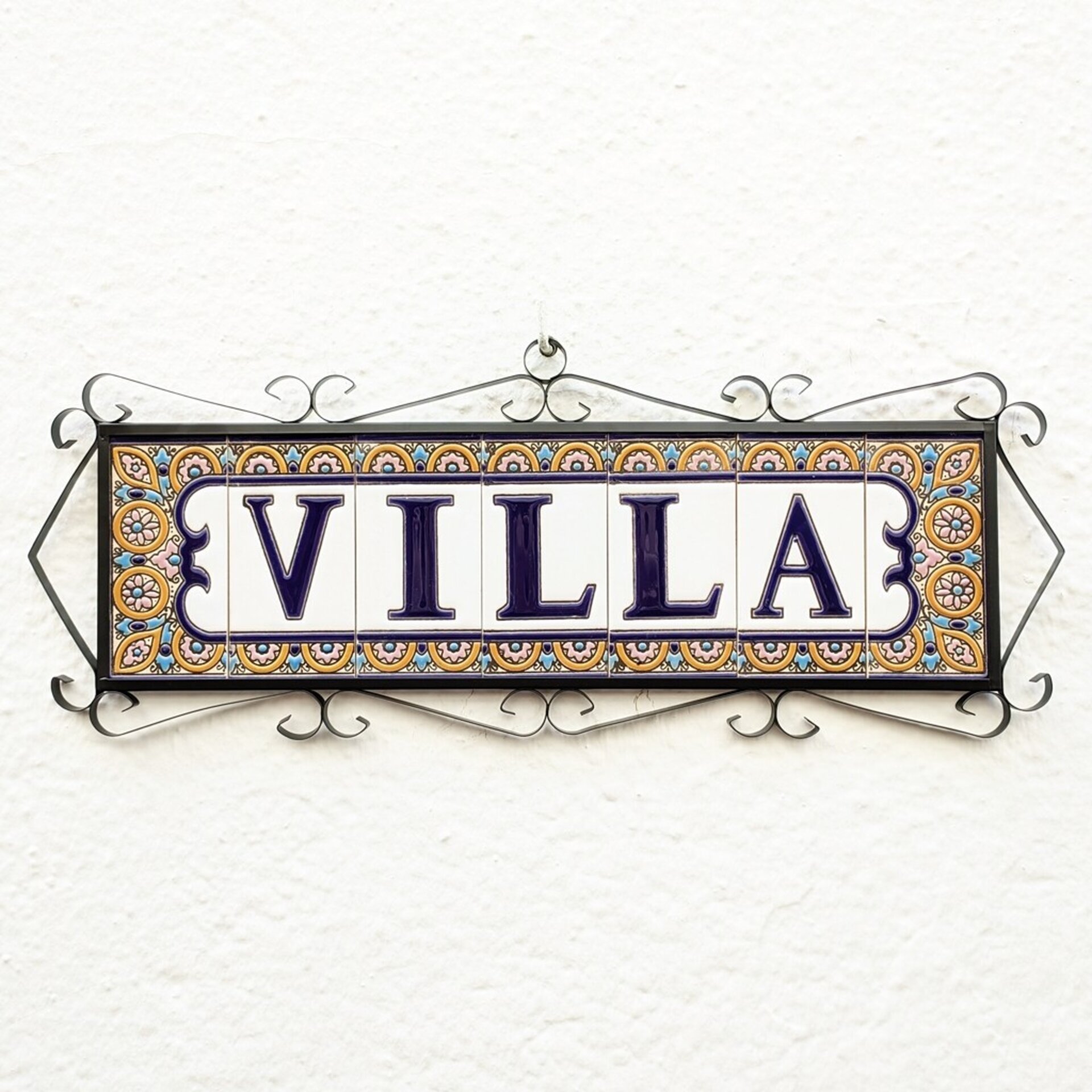 Letras y Números modelo "ARCO-ROSA" - 11cm. (2.1") - 9