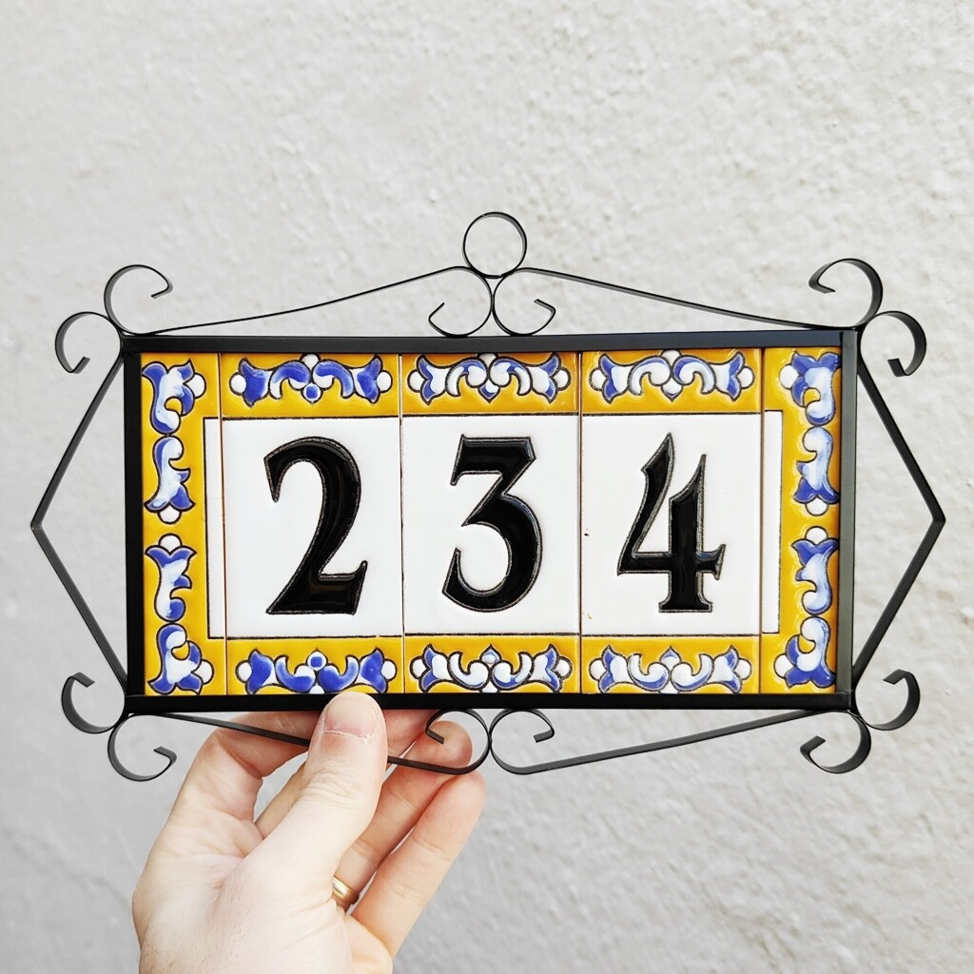 Letras y Números modelo "RENACIMIENTO" - 11cm. (2.1") - 12