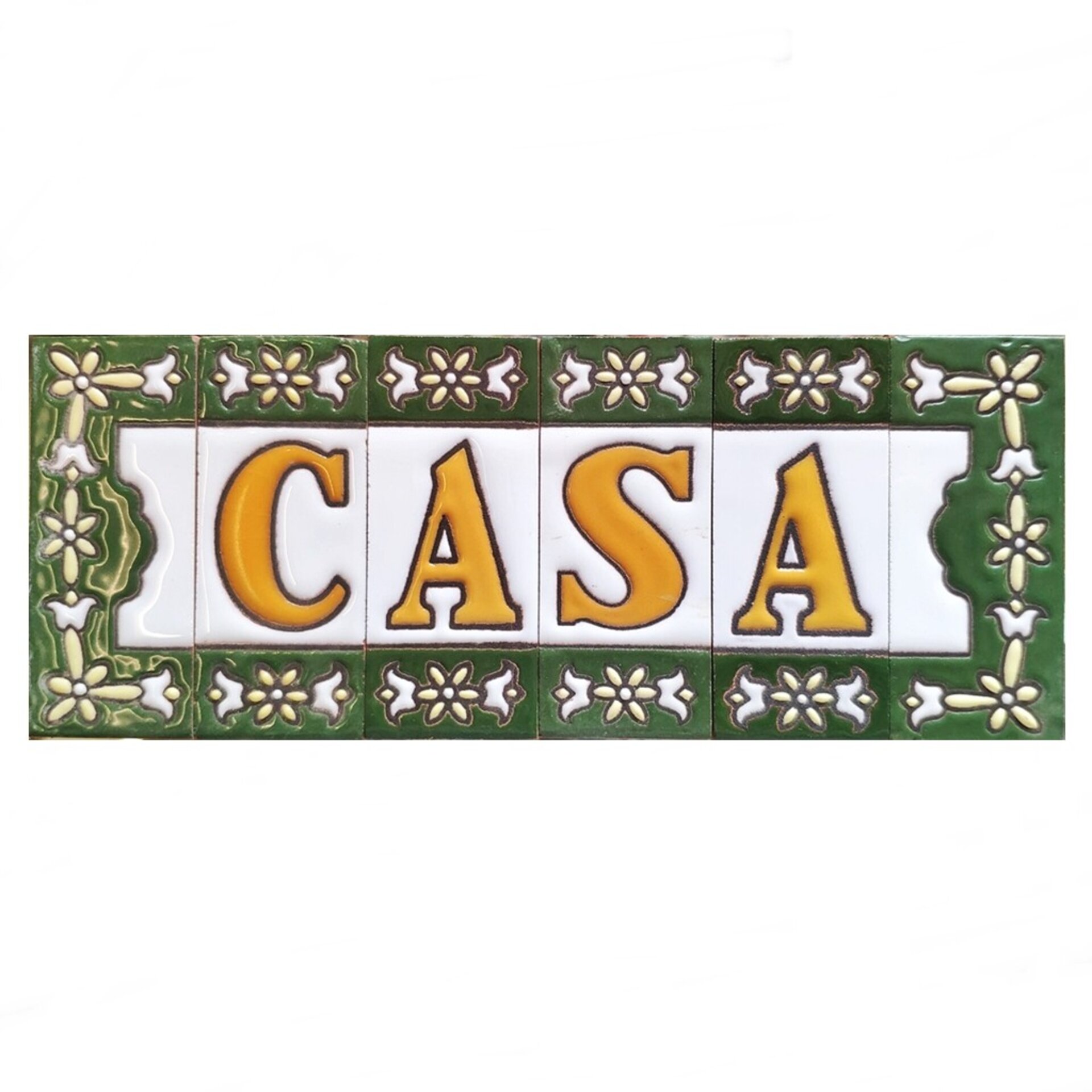 Letras y Números modelo "VERDES2" - 7,3cm. (3") - 3