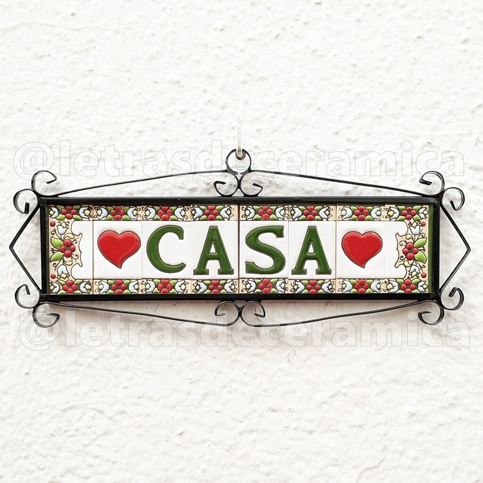 Letras y Números modelo "JARDIN" - 7,5cm. (3") - 6