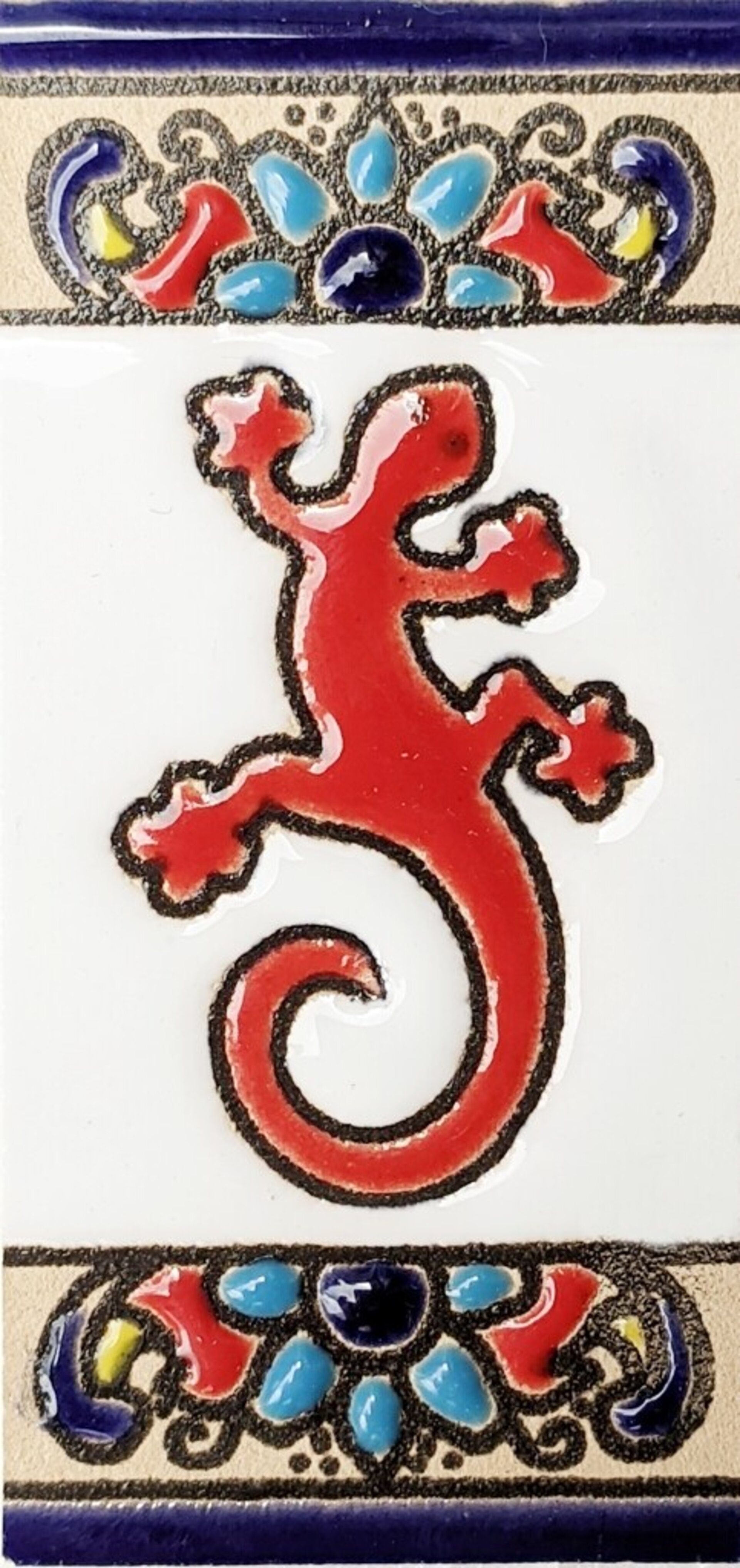 Letras y Números modelo "FLOR-AZUL" - 7,5cm. (3") - 14