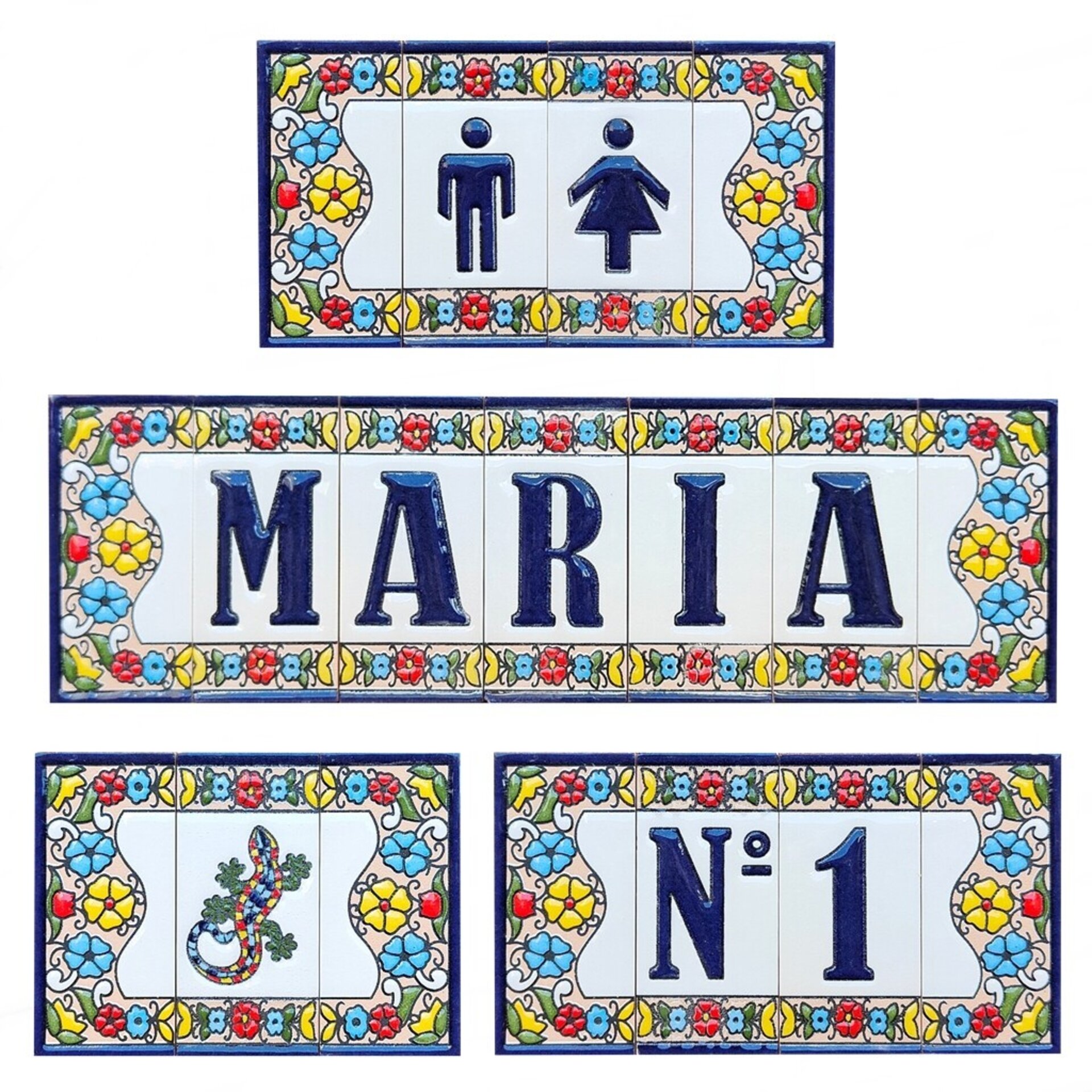 Letras y Números modelo "TENERIFE" - 7,5cm. (3") - 7