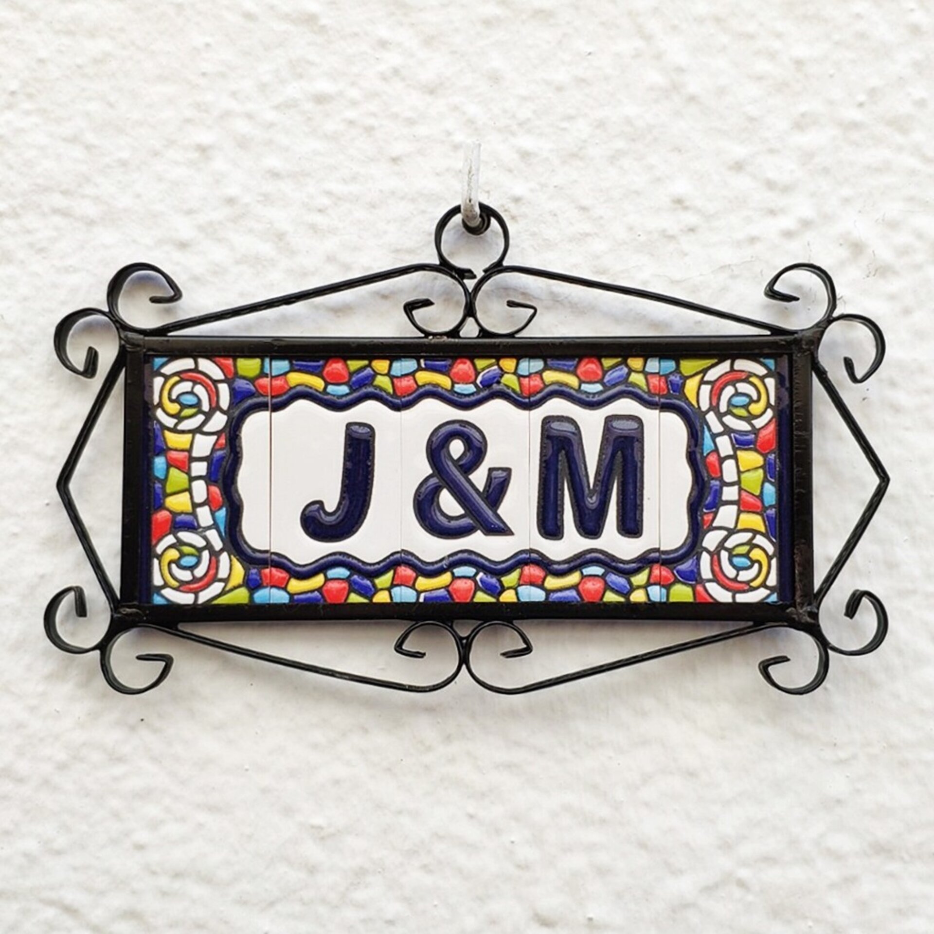 Letras y Números modelo "COLORES" - 7,5cm. (3") - 5