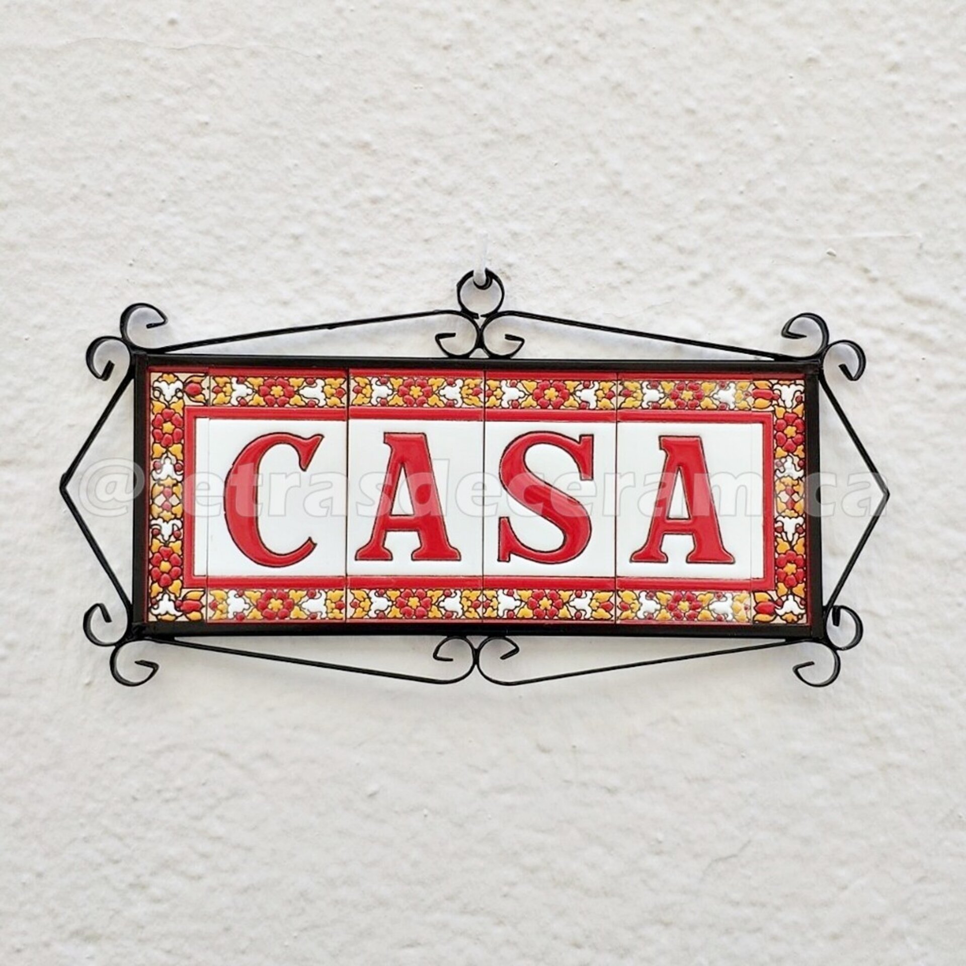 Letras y Números modelo "ROJAS-M1" - 11cm. (2.1") - 8