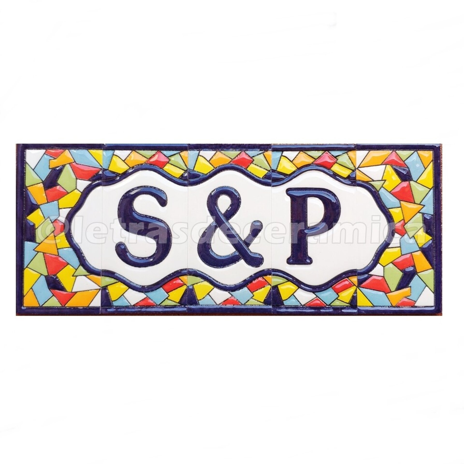 Letras y Números modelo "BARCELONA-M" - 11cm. (2.1") - 6