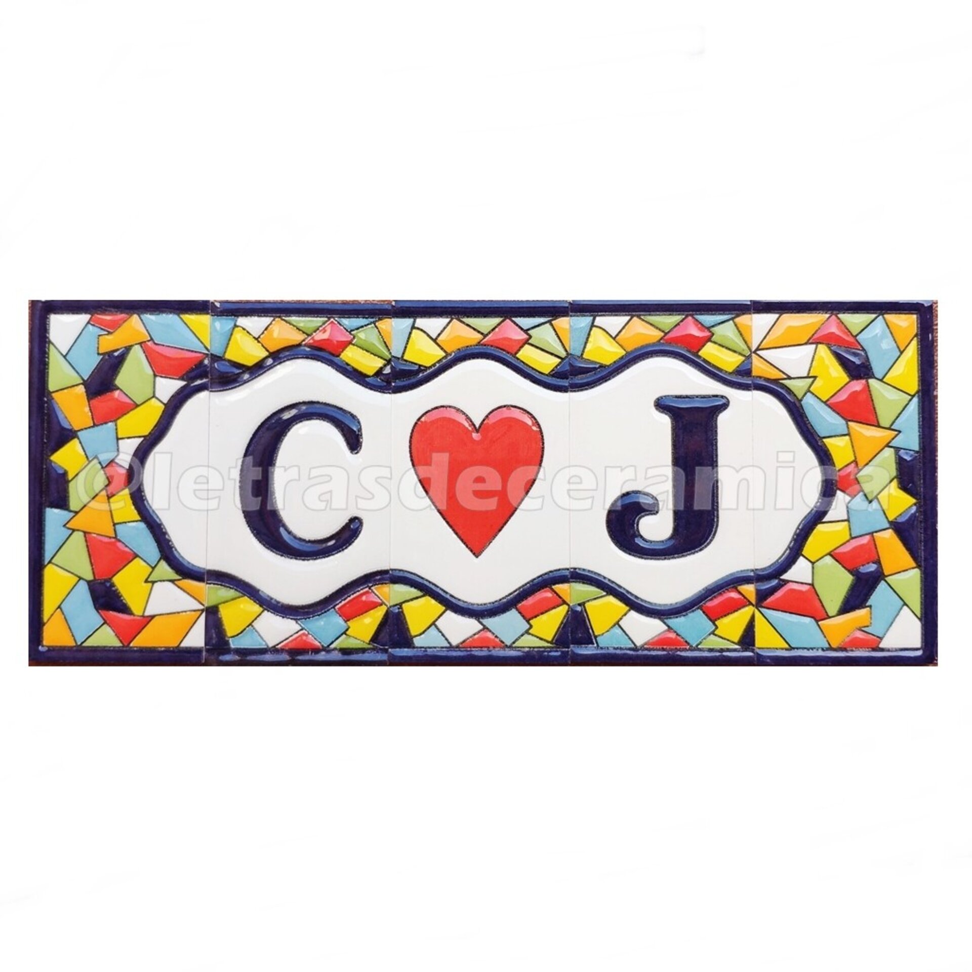 Letras y Números modelo "BARCELONA-M" - 11cm. (2.1") - 11