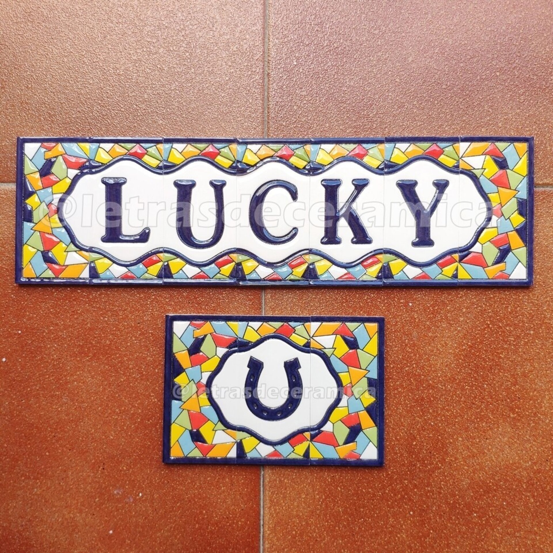 Letras y Números modelo "BARCELONA-M" - 11cm. (2.1") - 17