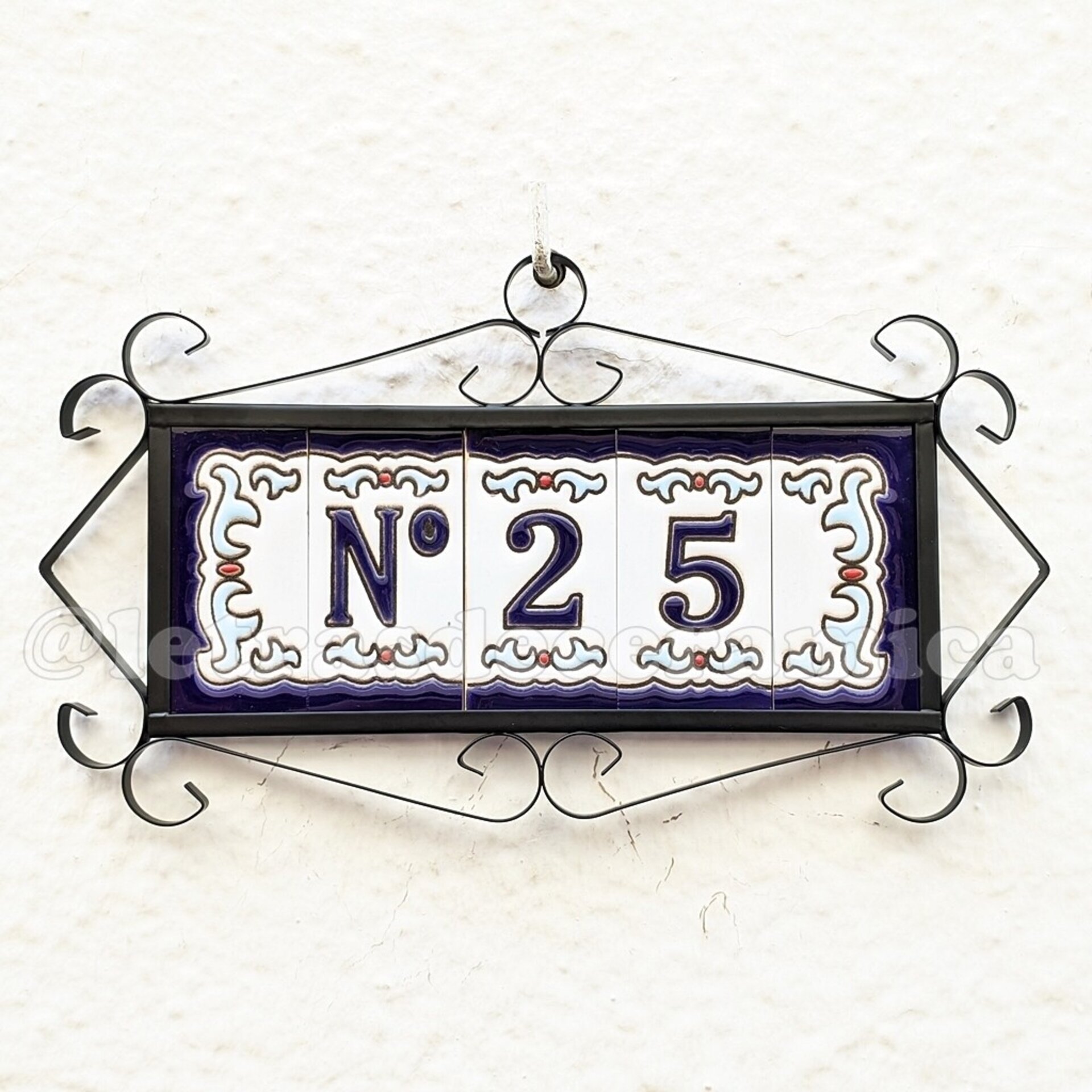 Letras y Números modelo "RenacAz" - 7,5cm. (3") - 6