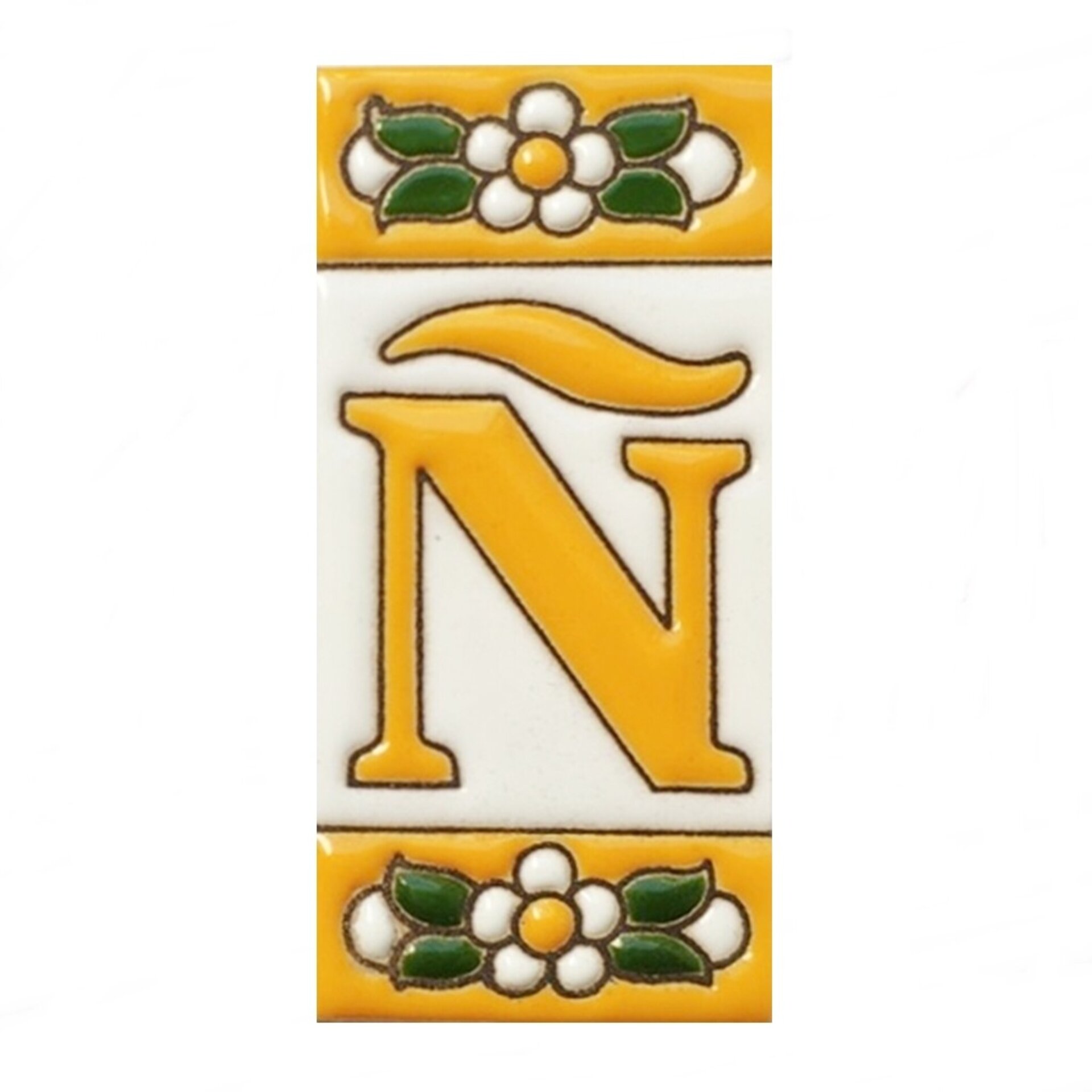 Letras y Números modelo "AMARILLAS" - 7,5cm. (3") - 15