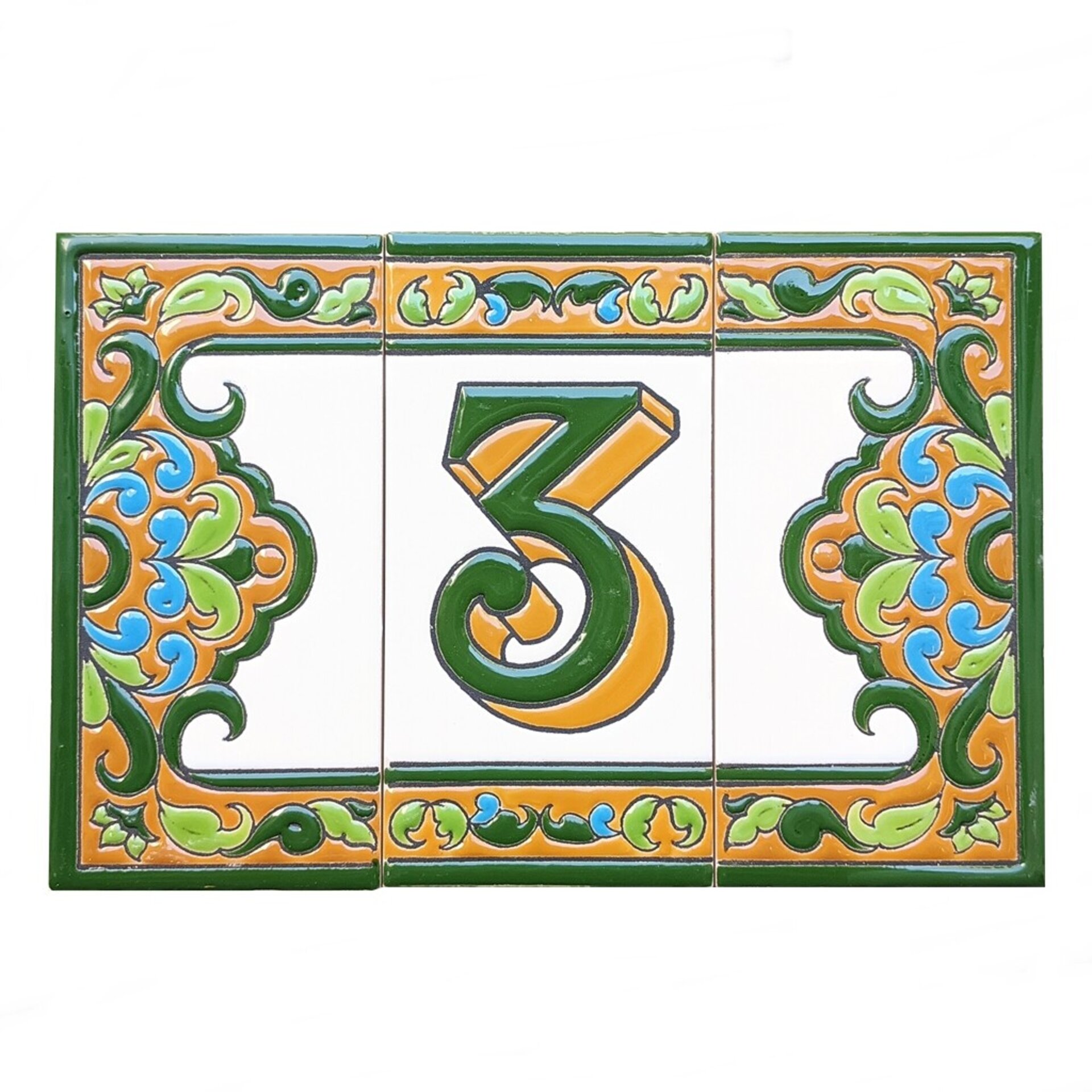 Letras y Números modelo "RENACIMIENTO-GV" - 15cm. (6") - 9