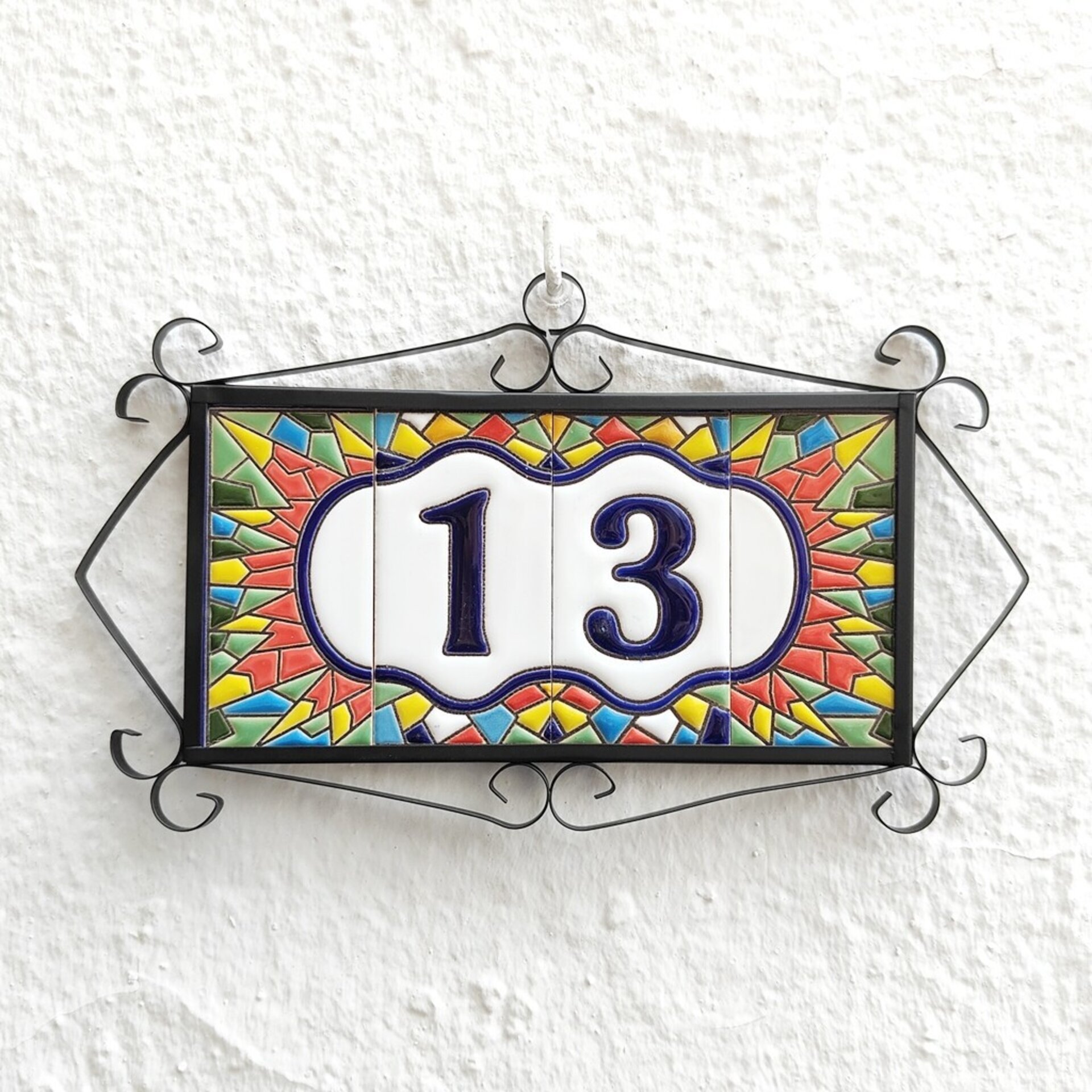 Letras y Números modelo "RONDA-M" - 11cm. (2.1") - 13