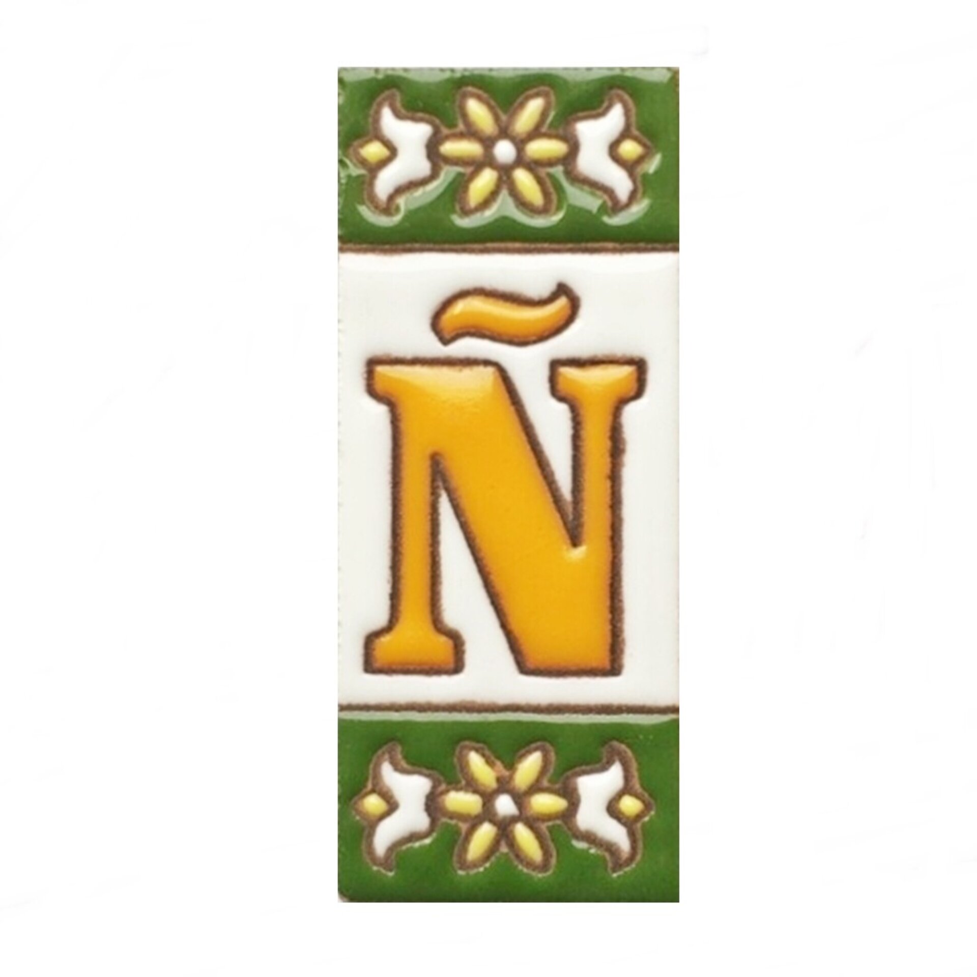 Letras y Números modelo "VERDES2" - 7,3cm. (3") - 6