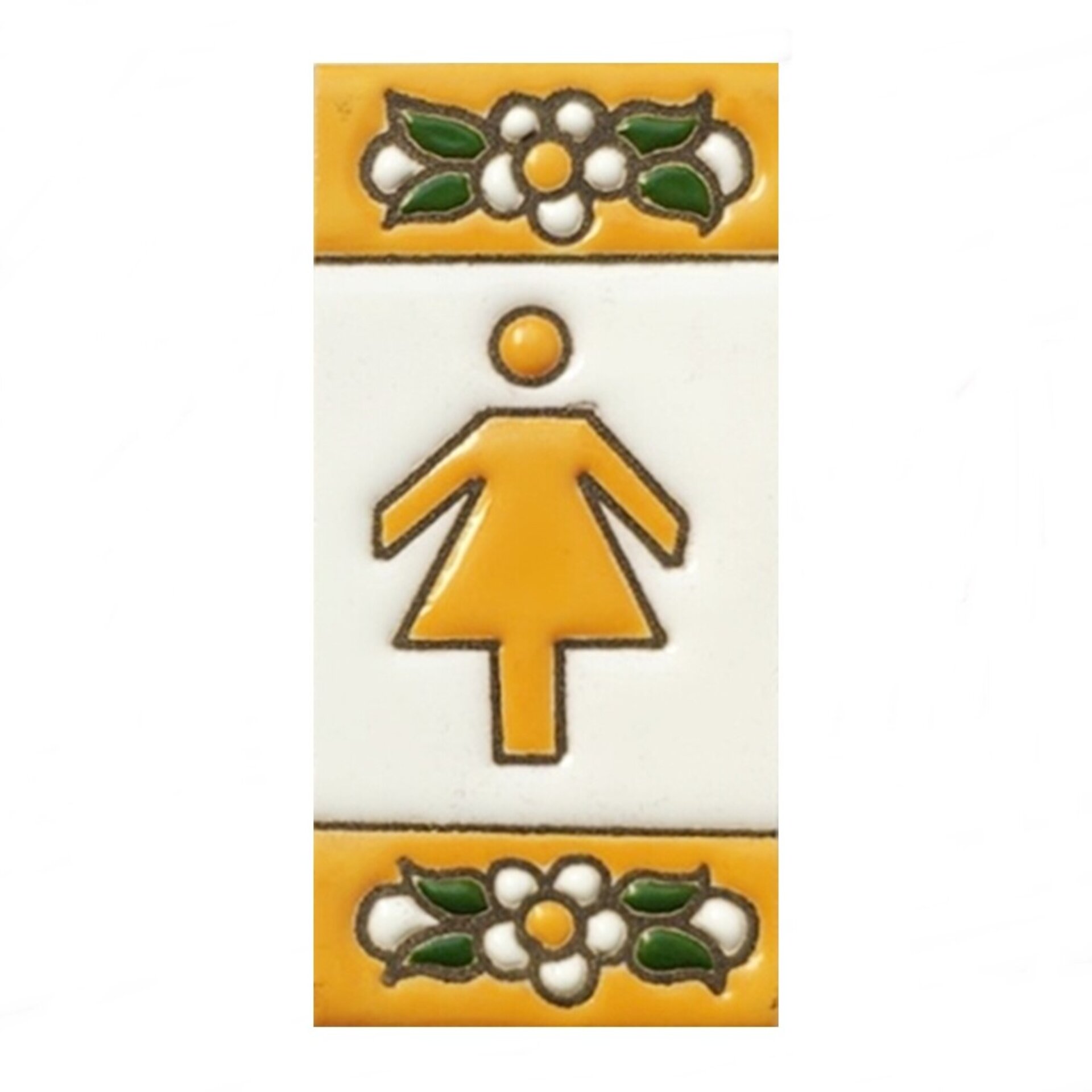 Letras y Números modelo "AMARILLAS" - 7,5cm. (3") - 6