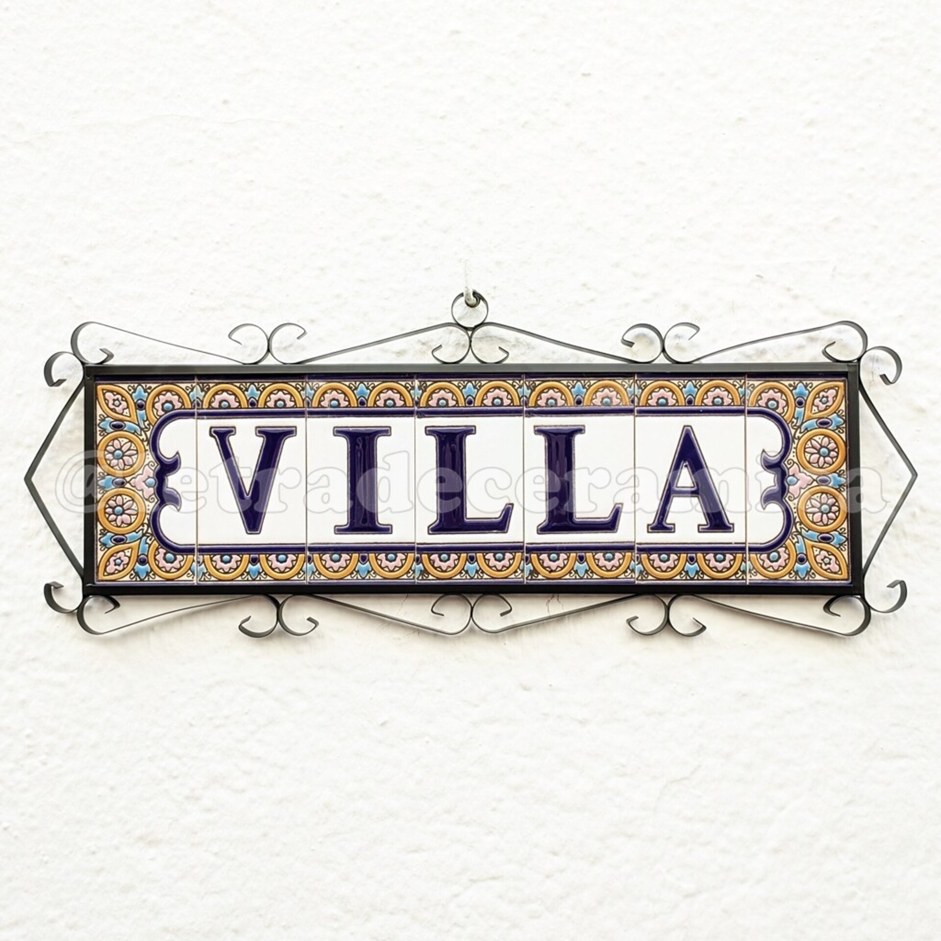 Letras y Números modelo "ARCO-ROSA" - 11cm. (2.1") - 4