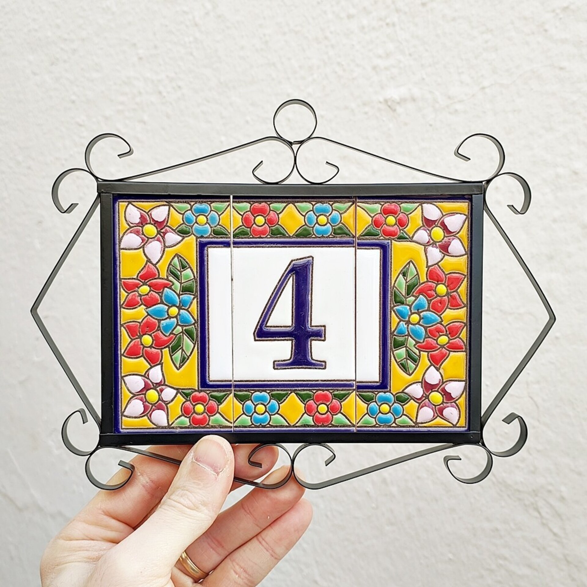 Letras y Números modelo "ANDALUSIA" - 11cm. (2.1") - 10