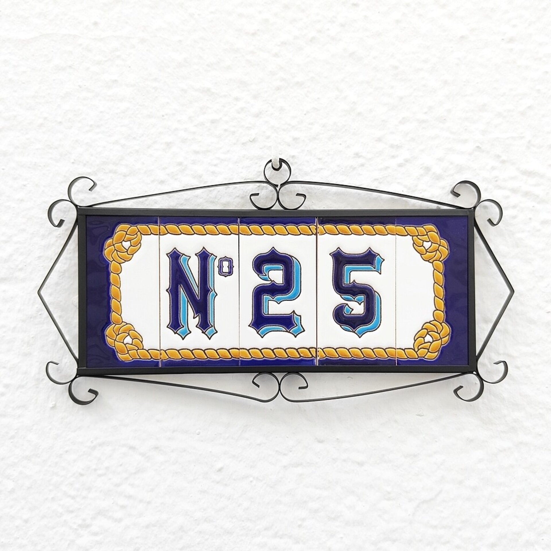 Números modelo "MARITIMO" - 11cm. (2.1") - 7